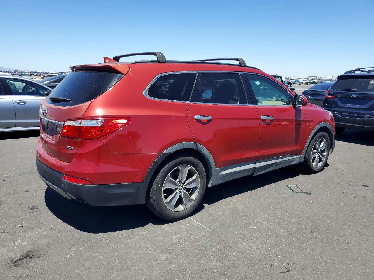 2015 Hyundai Santa Fe Gls Красный vin: KM8SMDHF0FU097842