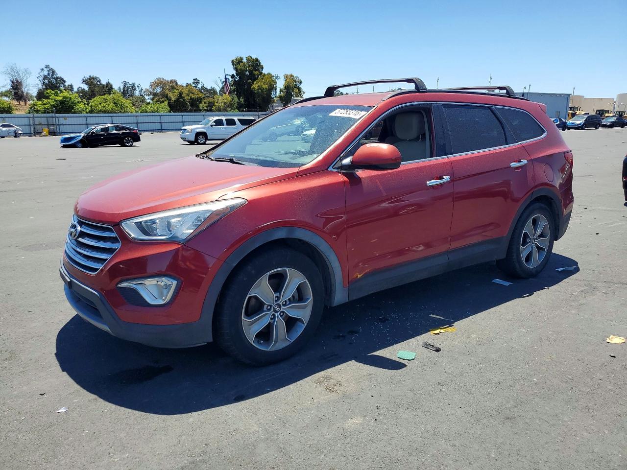 2015 Hyundai Santa Fe Gls Red vin: KM8SMDHF0FU097842
