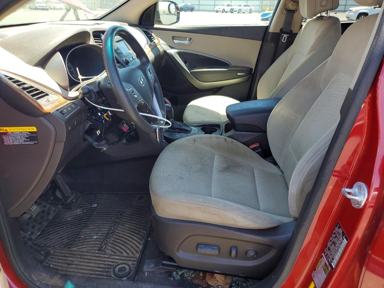 2015 Hyundai Santa Fe Gls Красный vin: KM8SMDHF0FU097842