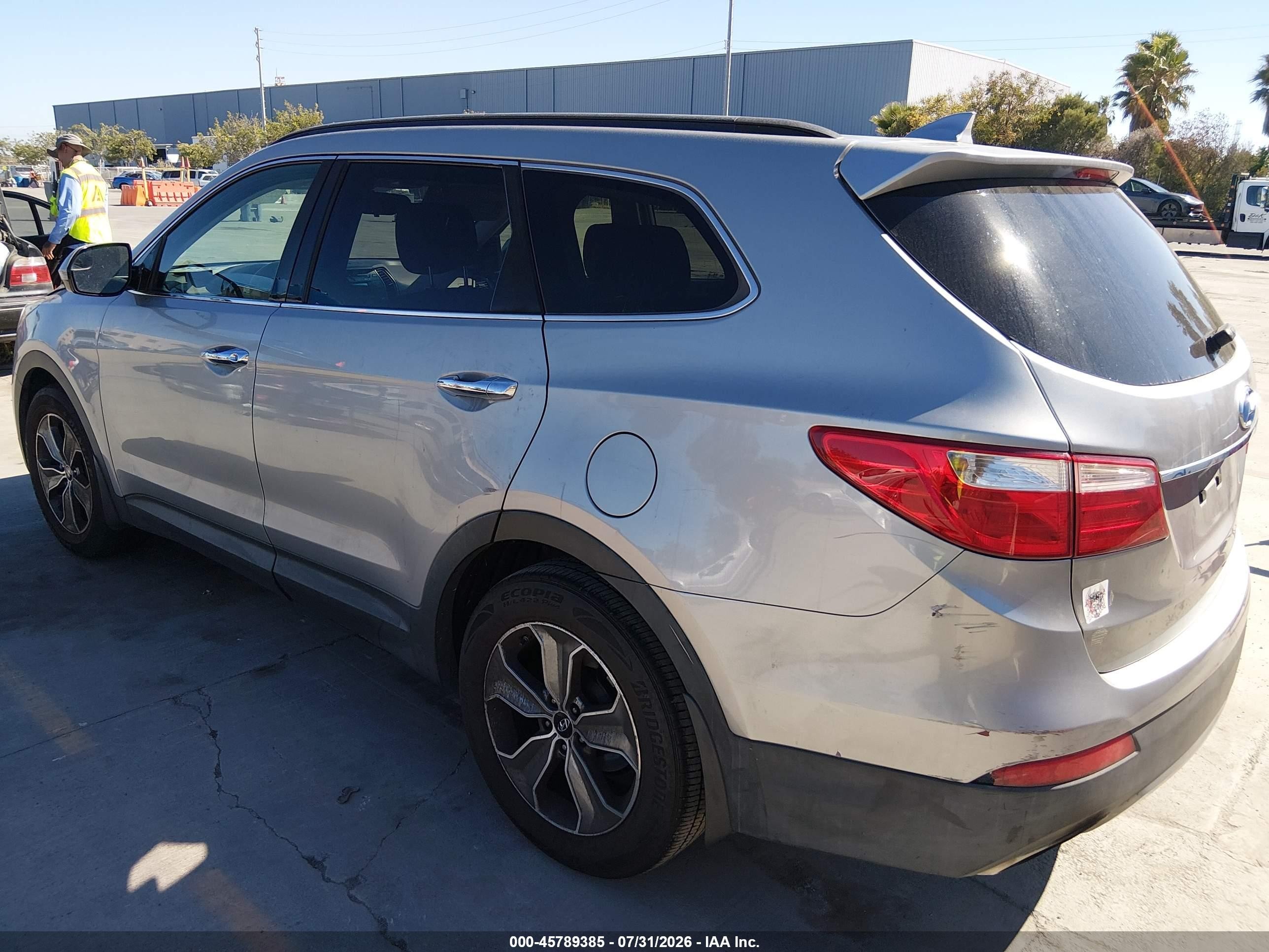 2015 Hyundai Santa Fe Gls Gray vin: KM8SMDHF0FU113831