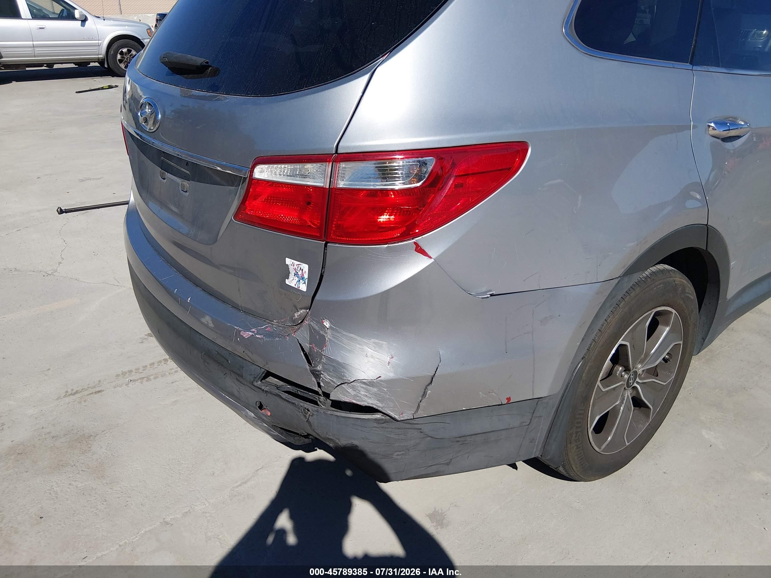 2015 Hyundai Santa Fe Gls Gray vin: KM8SMDHF0FU113831