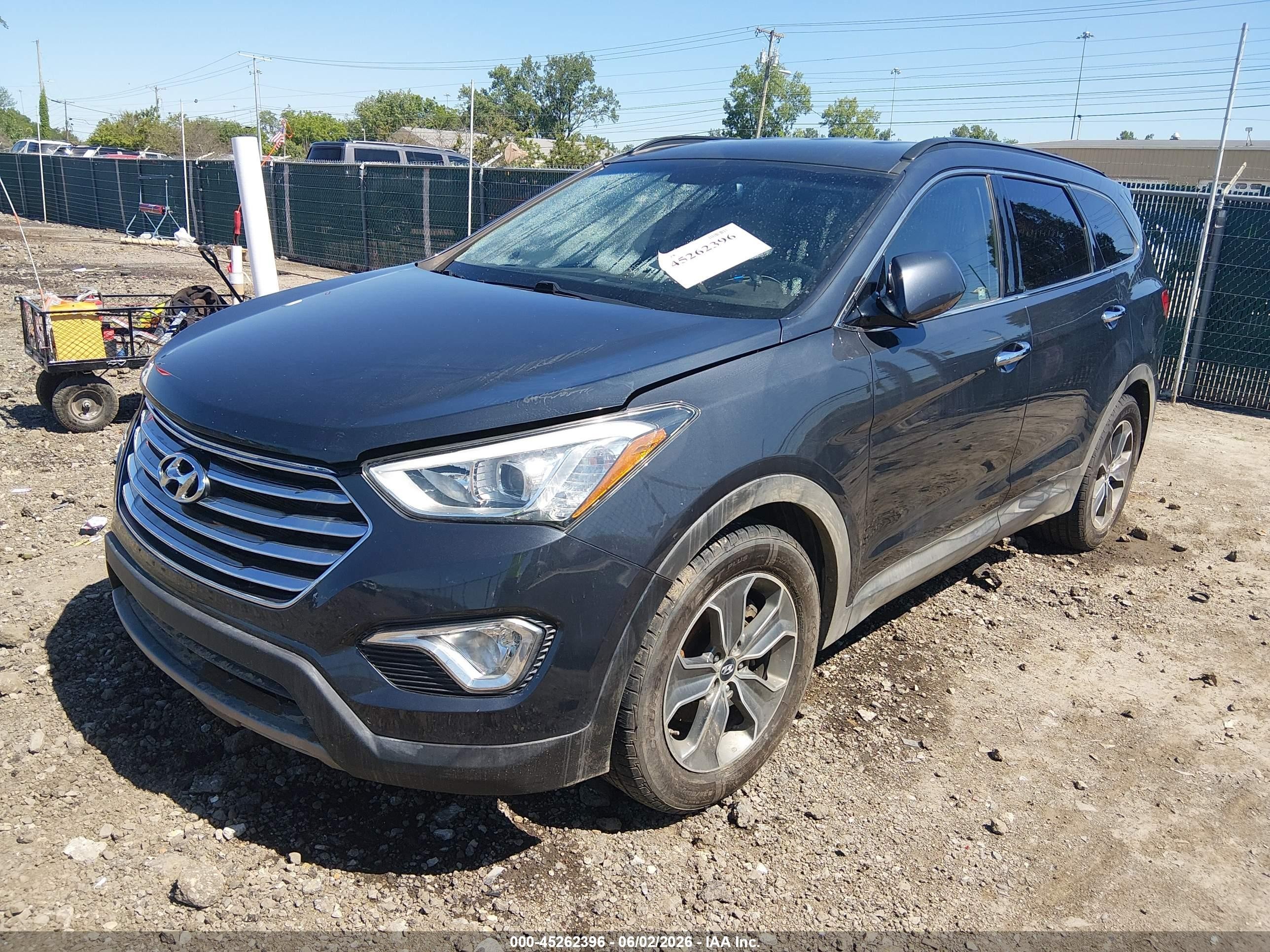 2013 Hyundai Santa Fe Gls Gray vin: KM8SMDHF1DU028624