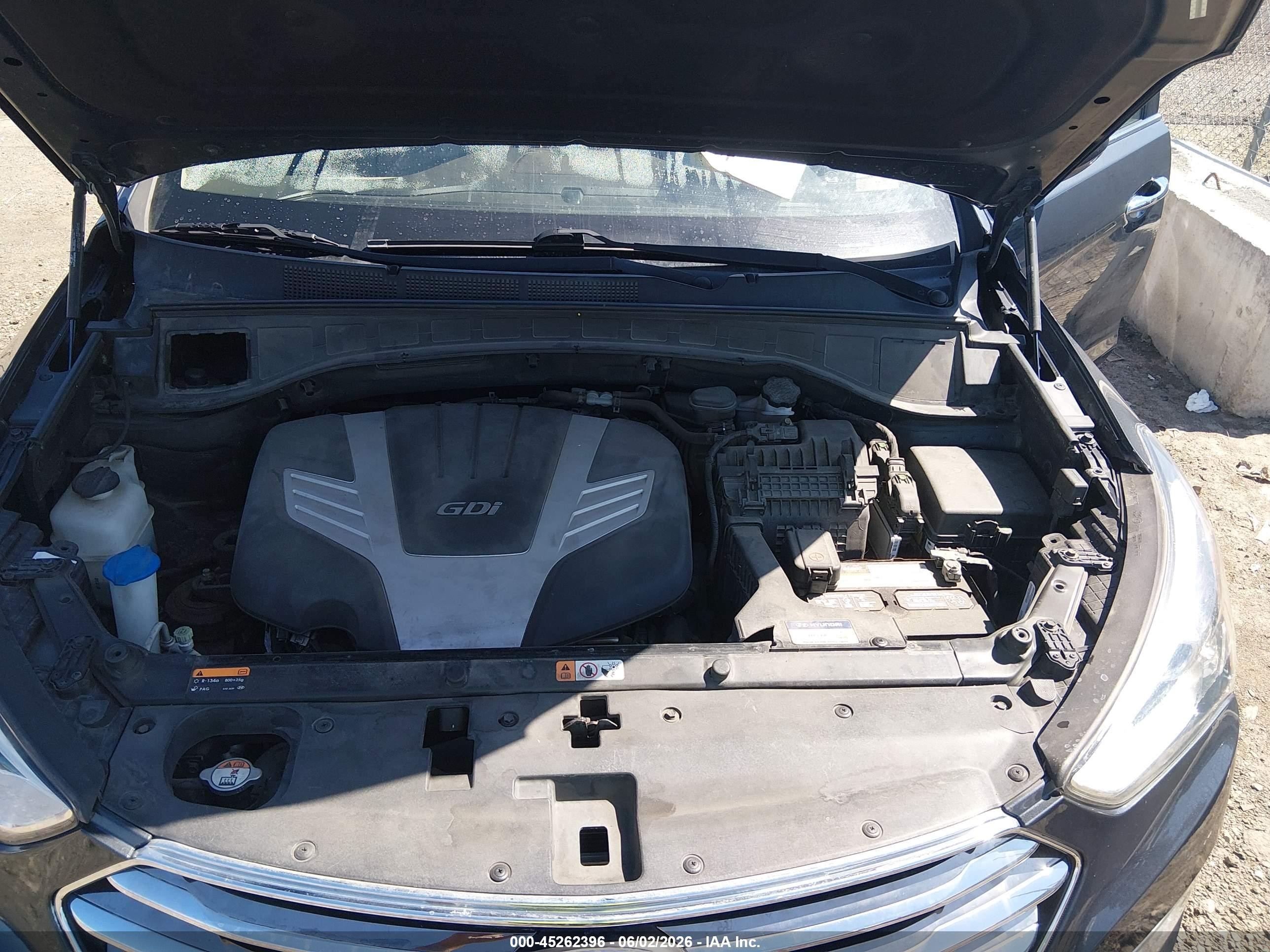 2013 Hyundai Santa Fe Gls Gray vin: KM8SMDHF1DU028624
