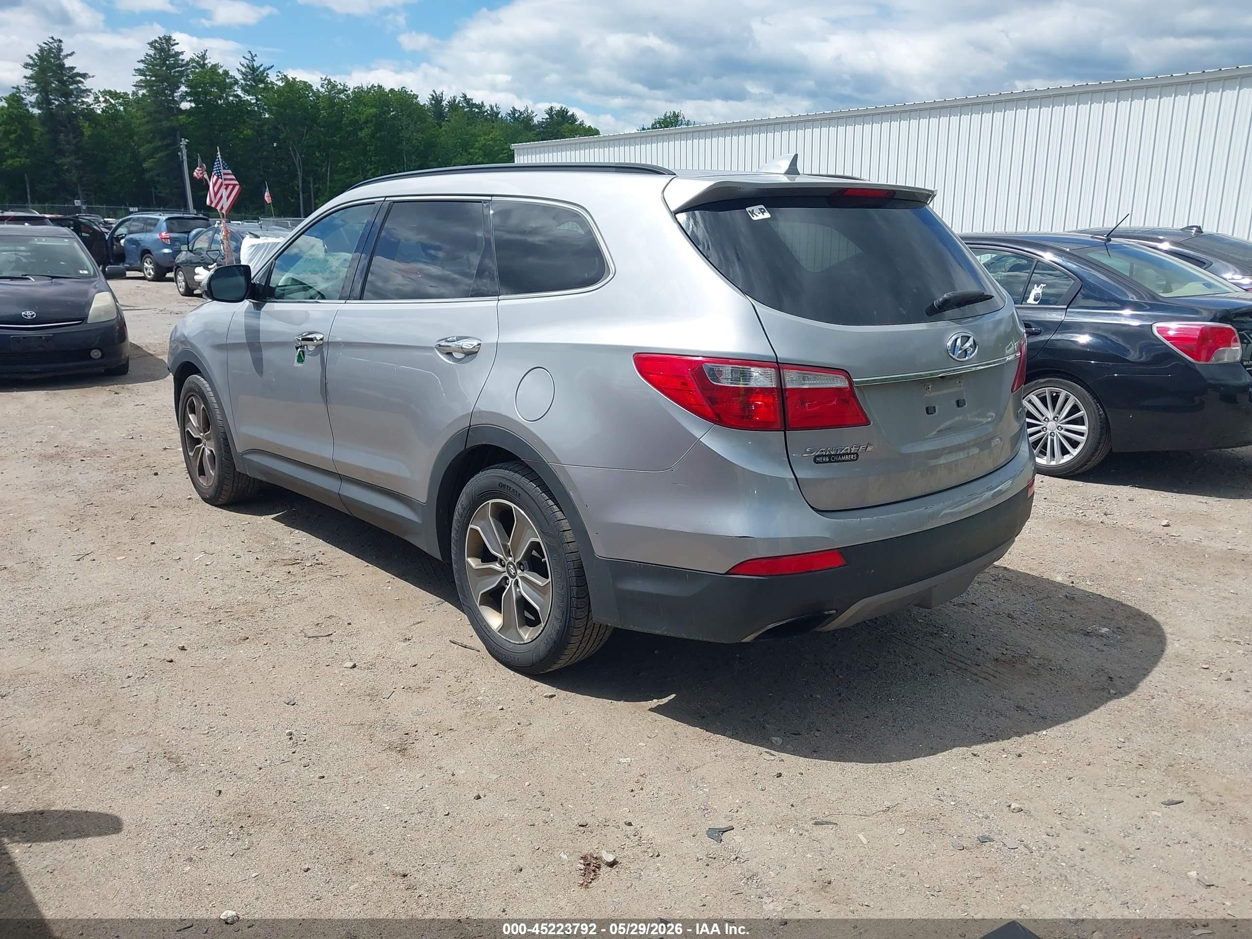 2014 Hyundai Santa Fe Gls Gray vin: KM8SMDHF1EU040810