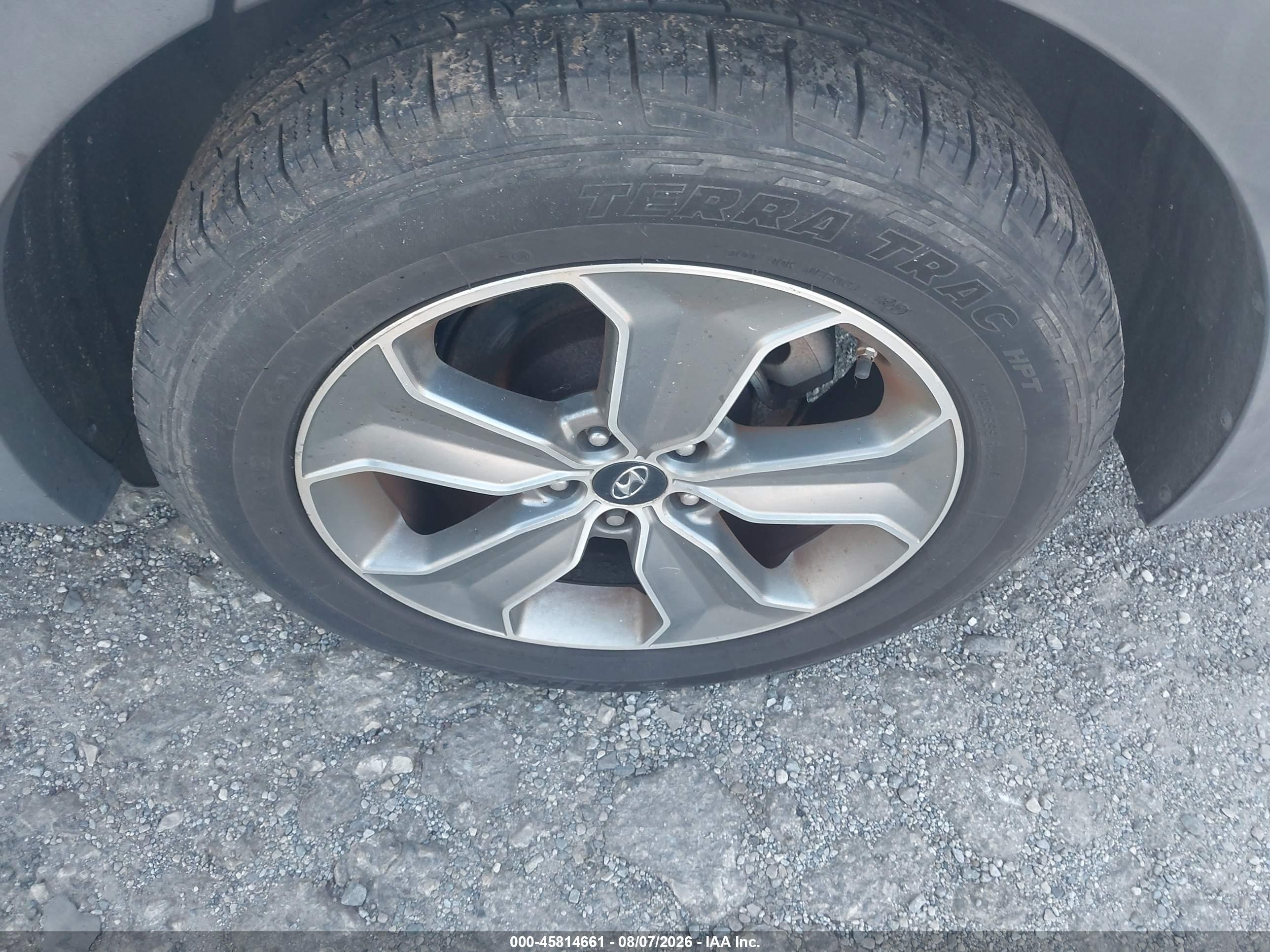 2014 Hyundai Santa Fe Gls Серебряный vin: KM8SMDHF1EU041679