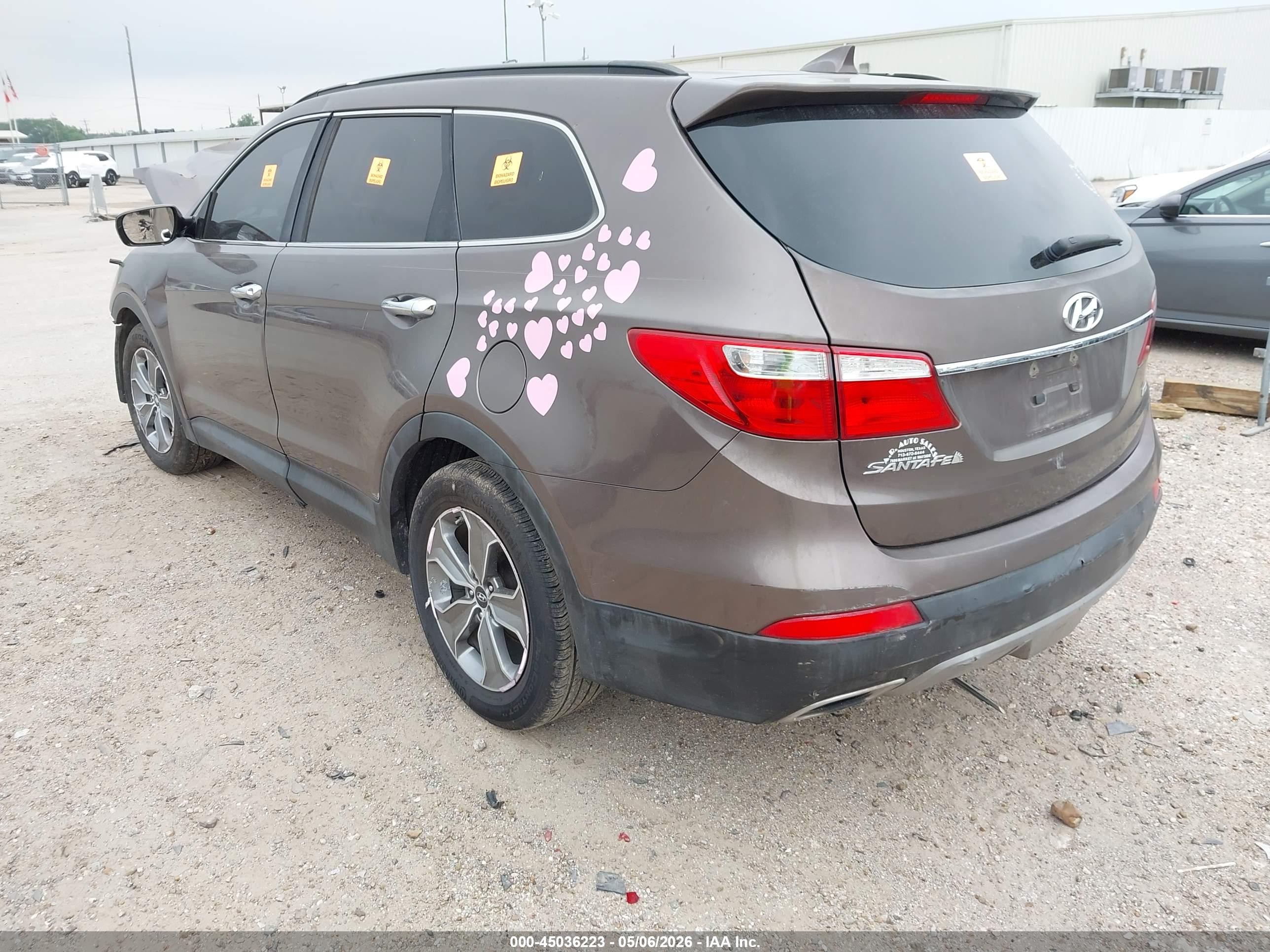 2015 Hyundai Santa Fe Gls Brown vin: KM8SMDHF1FU093833