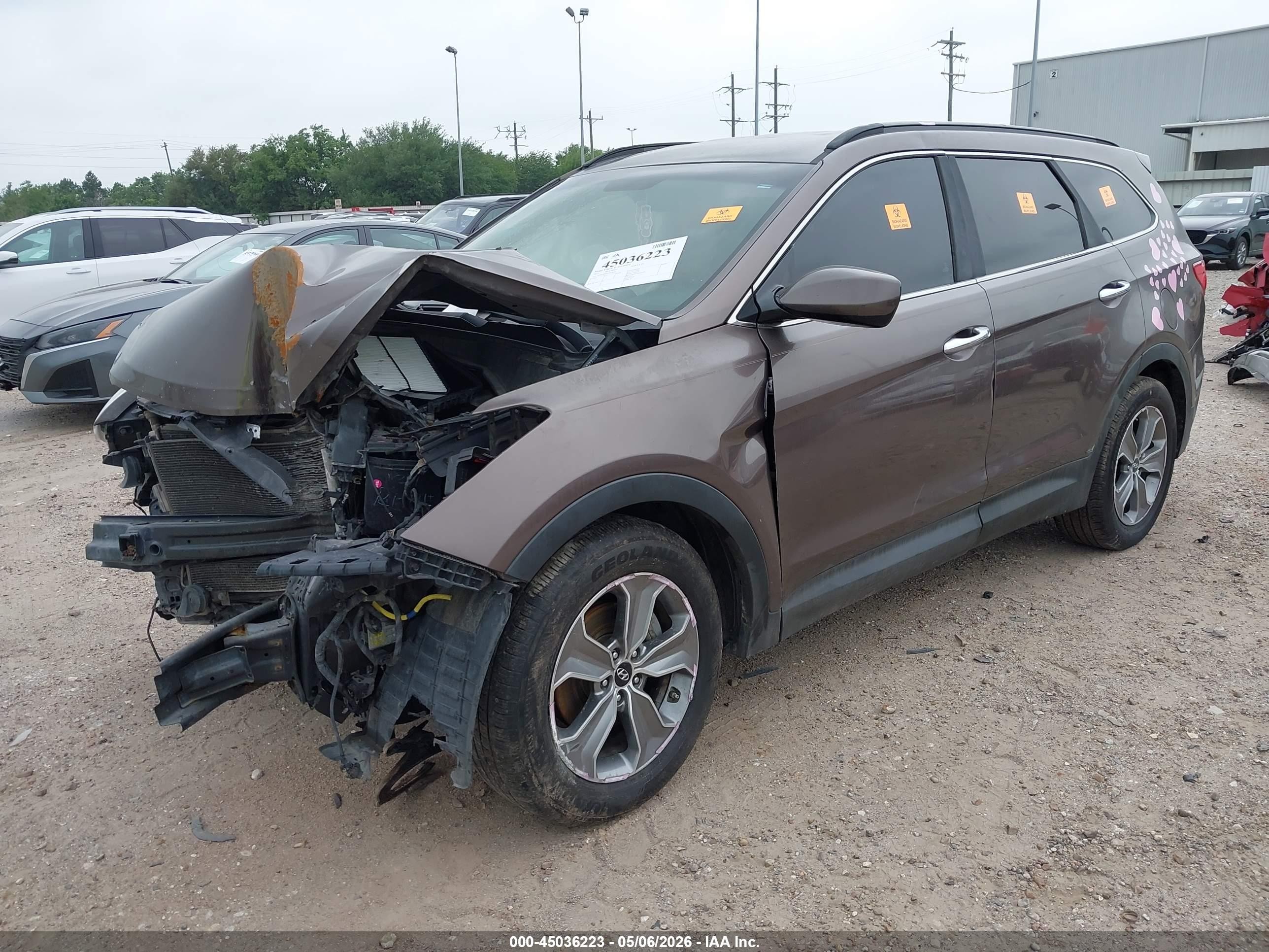 2015 Hyundai Santa Fe Gls Brown vin: KM8SMDHF1FU093833