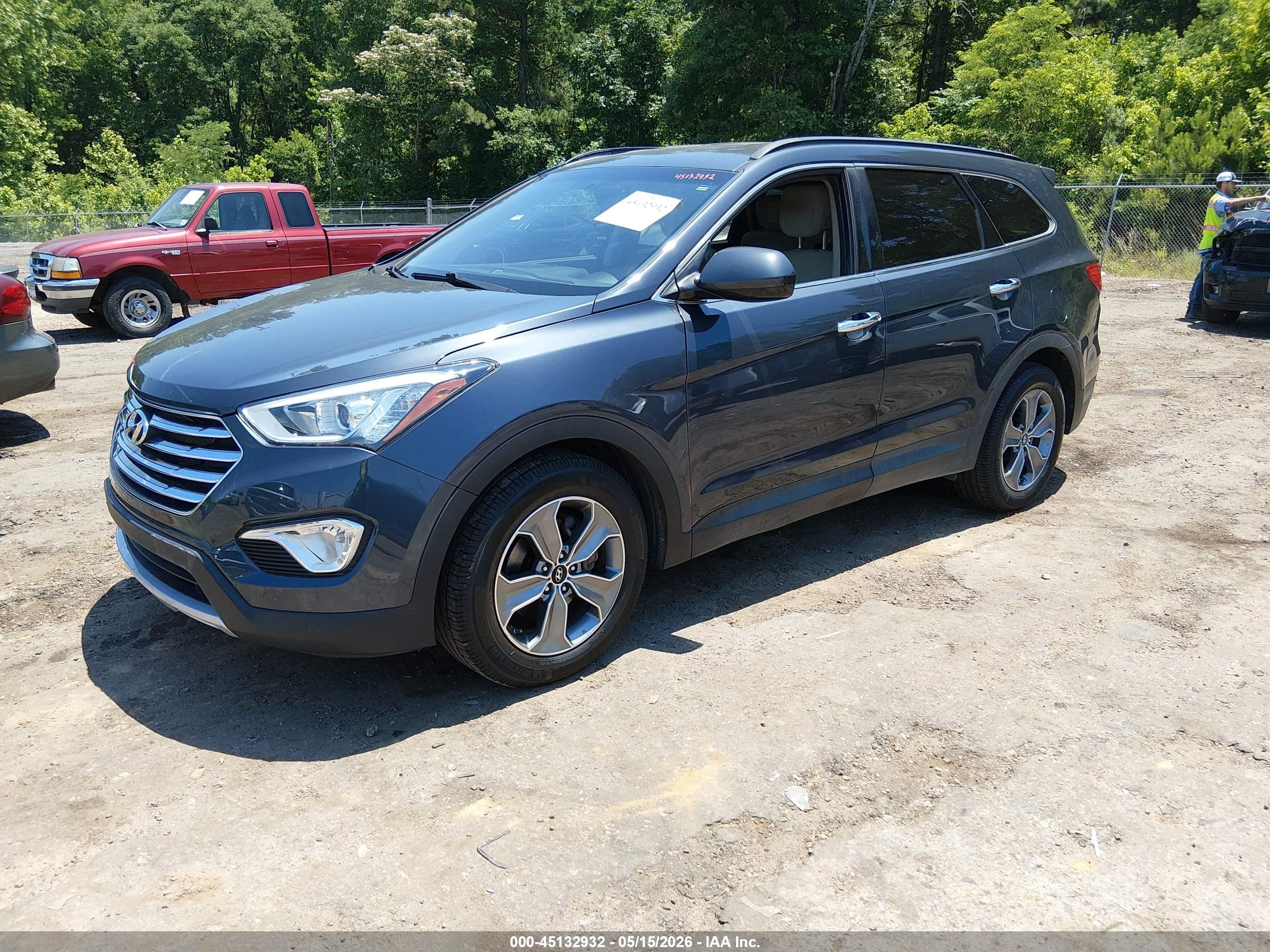 2016 Hyundai Santa Fe Se Черный vin: KM8SMDHF1GU154549