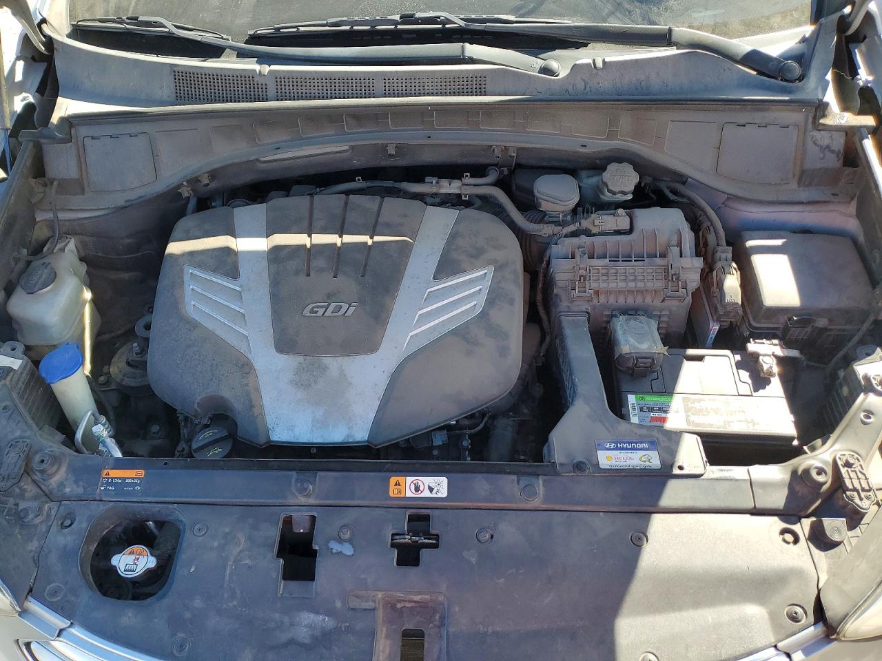 2013 Hyundai Santa Fe Gls Серый vin: KM8SMDHF2DU005532