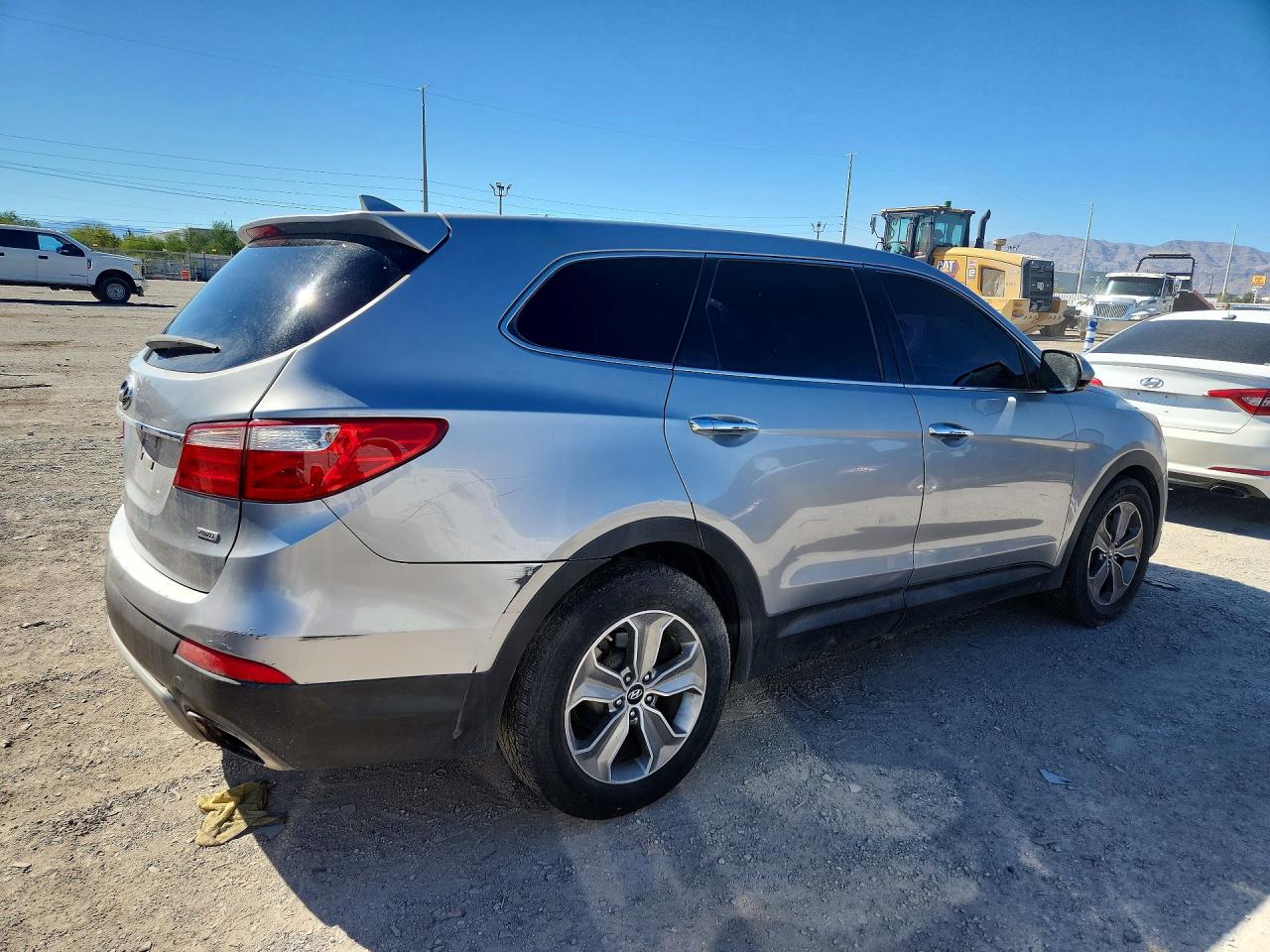 2013 Hyundai Santa Fe Gls Silver vin: KM8SMDHF2DU005532