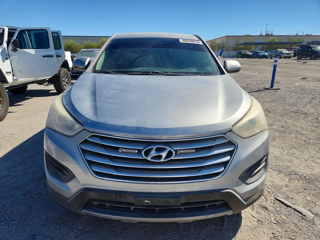 2013 Hyundai Santa Fe Gls Silver vin: KM8SMDHF2DU005532