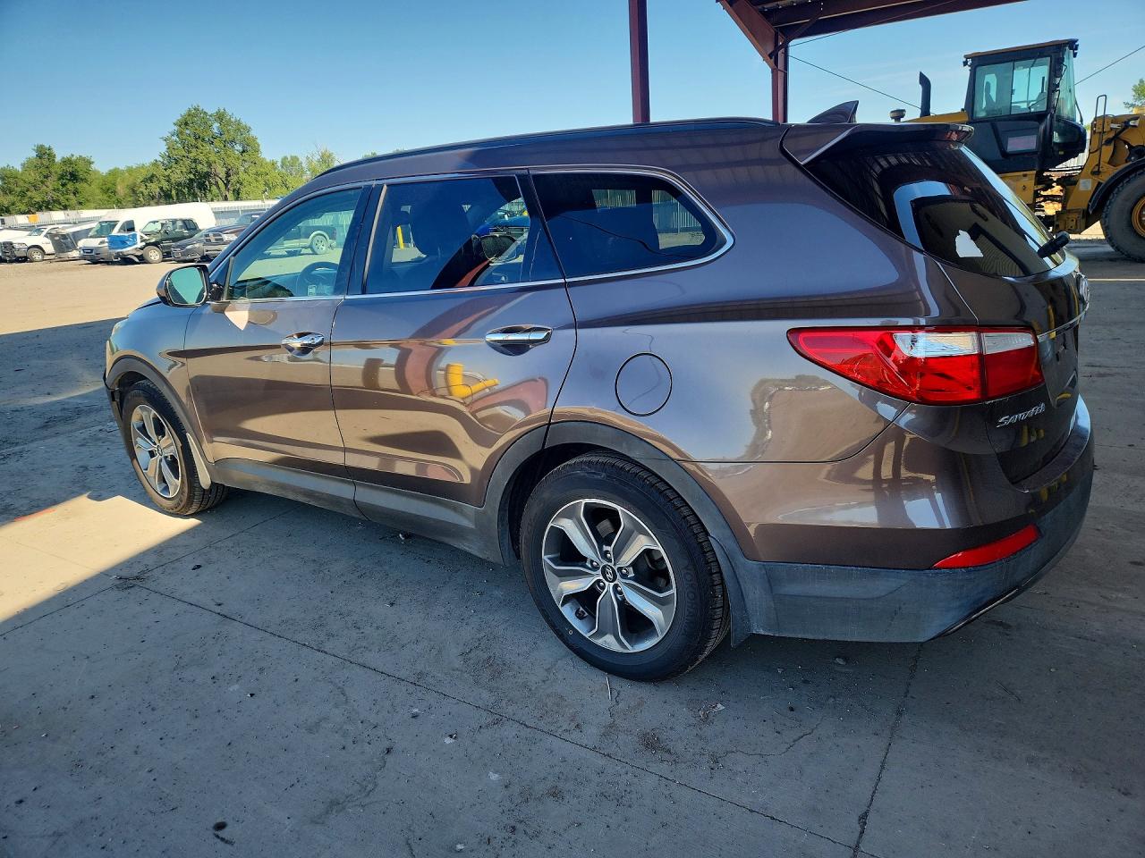 2014 Hyundai Santa Fe Gls Brown vin: KM8SMDHF2EU051203