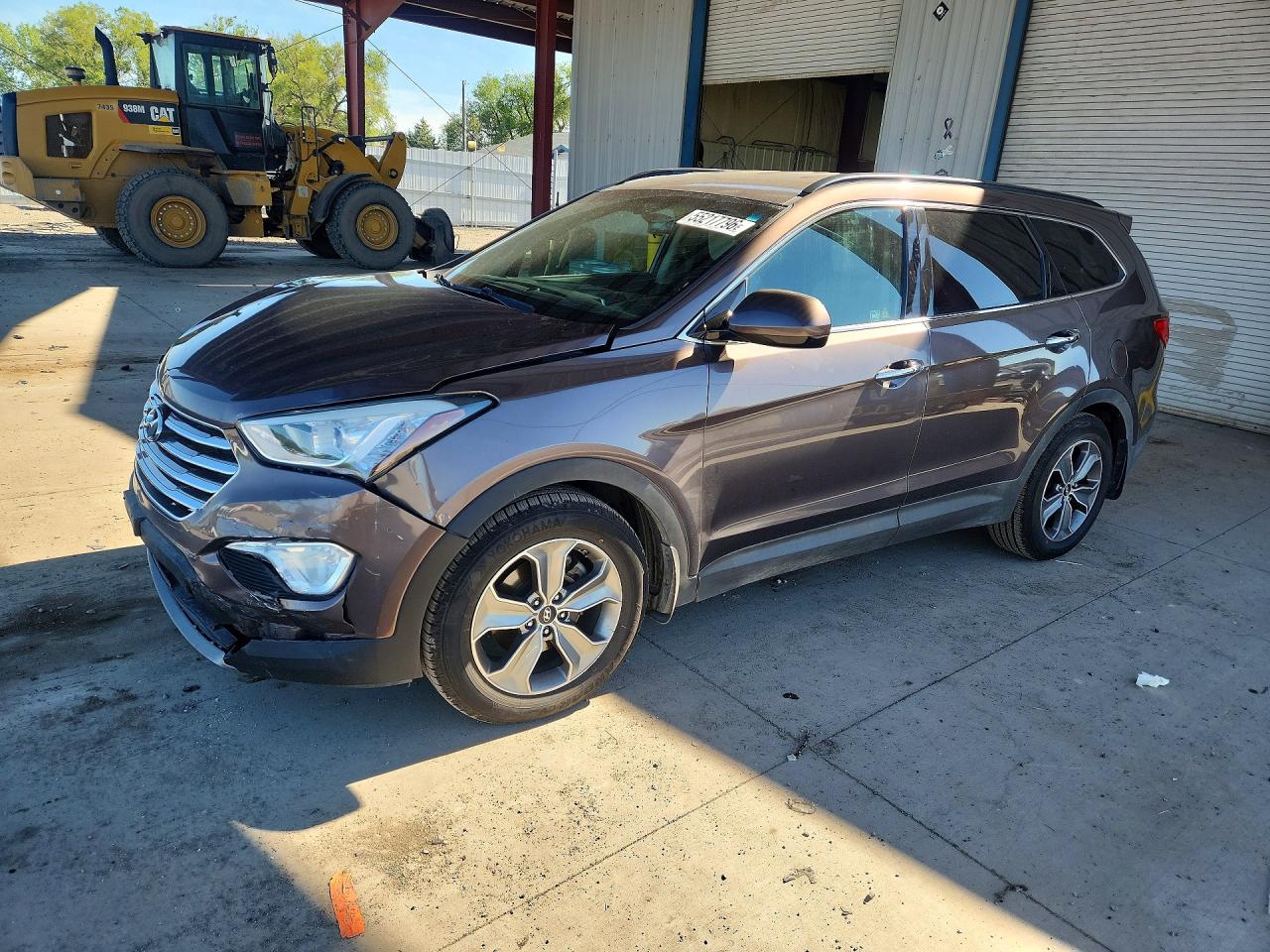 2014 Hyundai Santa Fe Gls Brown vin: KM8SMDHF2EU051203