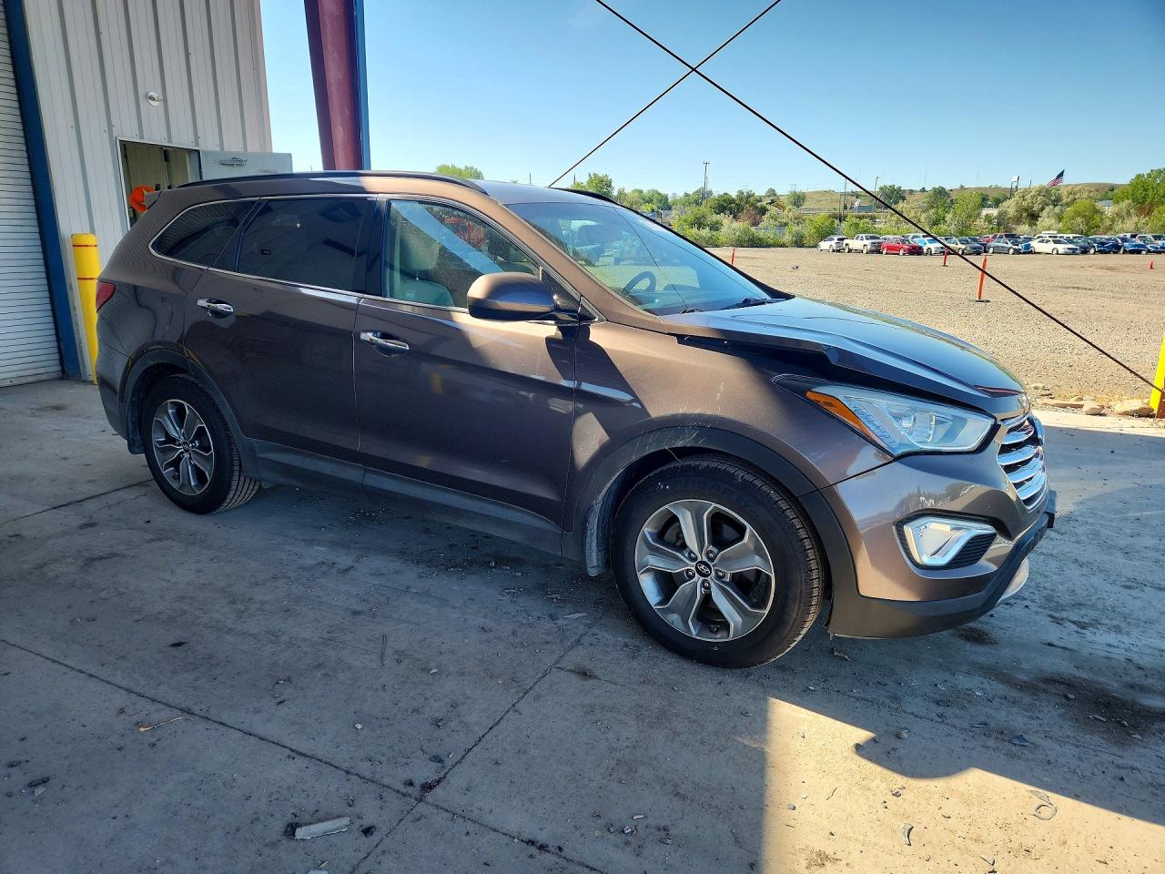2014 Hyundai Santa Fe Gls Brown vin: KM8SMDHF2EU051203