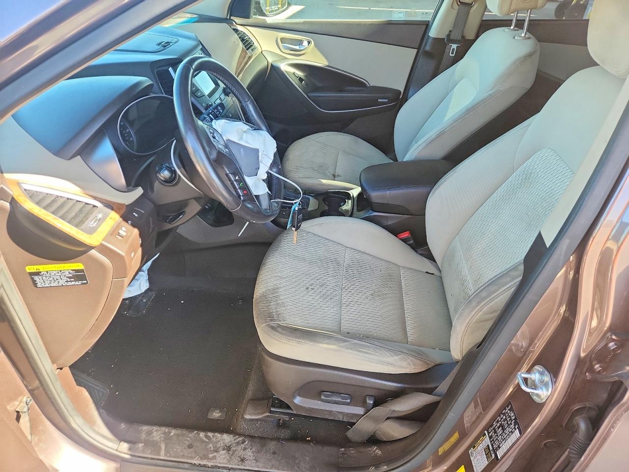 2014 Hyundai Santa Fe Gls Brown vin: KM8SMDHF2EU051203