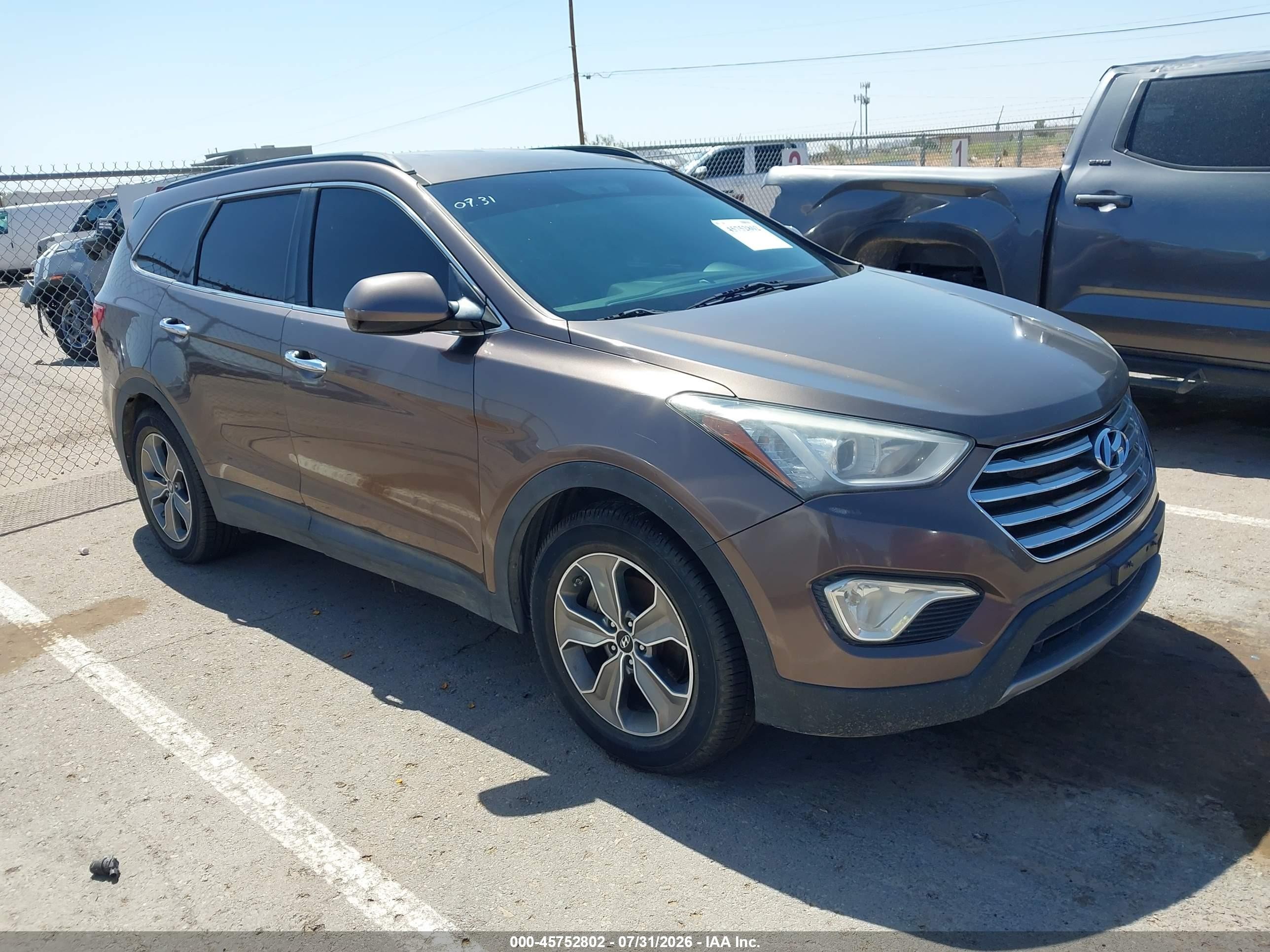 2015 Hyundai Santa Fe Gls Brown vin: KM8SMDHF2FU089712
