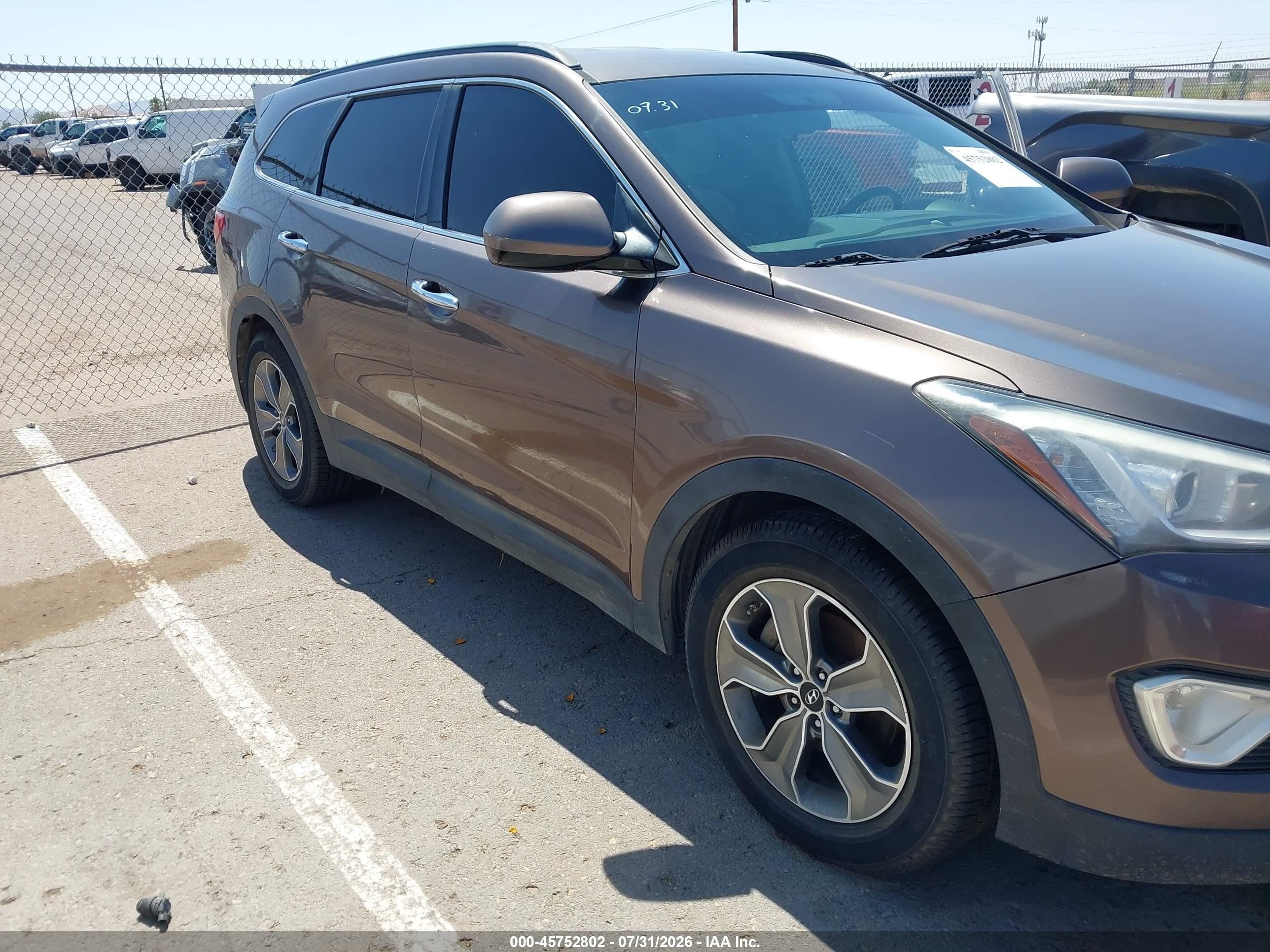 2015 Hyundai Santa Fe Gls Коричневый vin: KM8SMDHF2FU089712