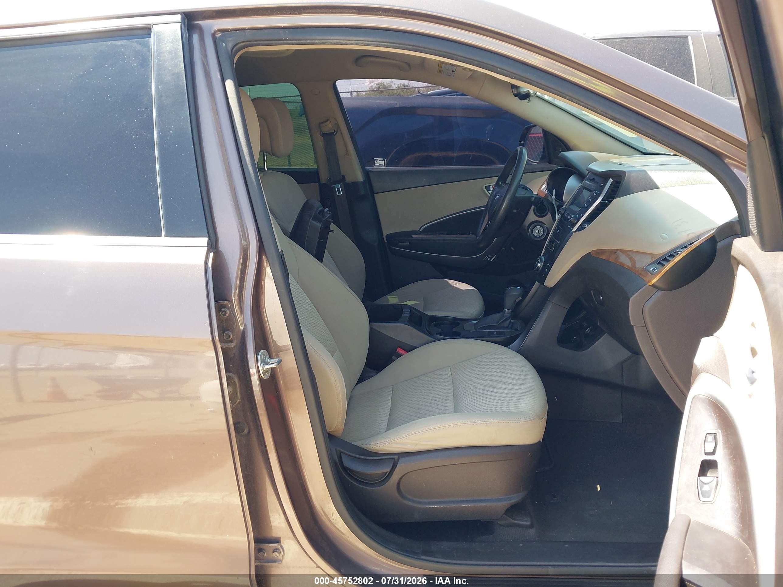 2015 Hyundai Santa Fe Gls Коричневый vin: KM8SMDHF2FU089712