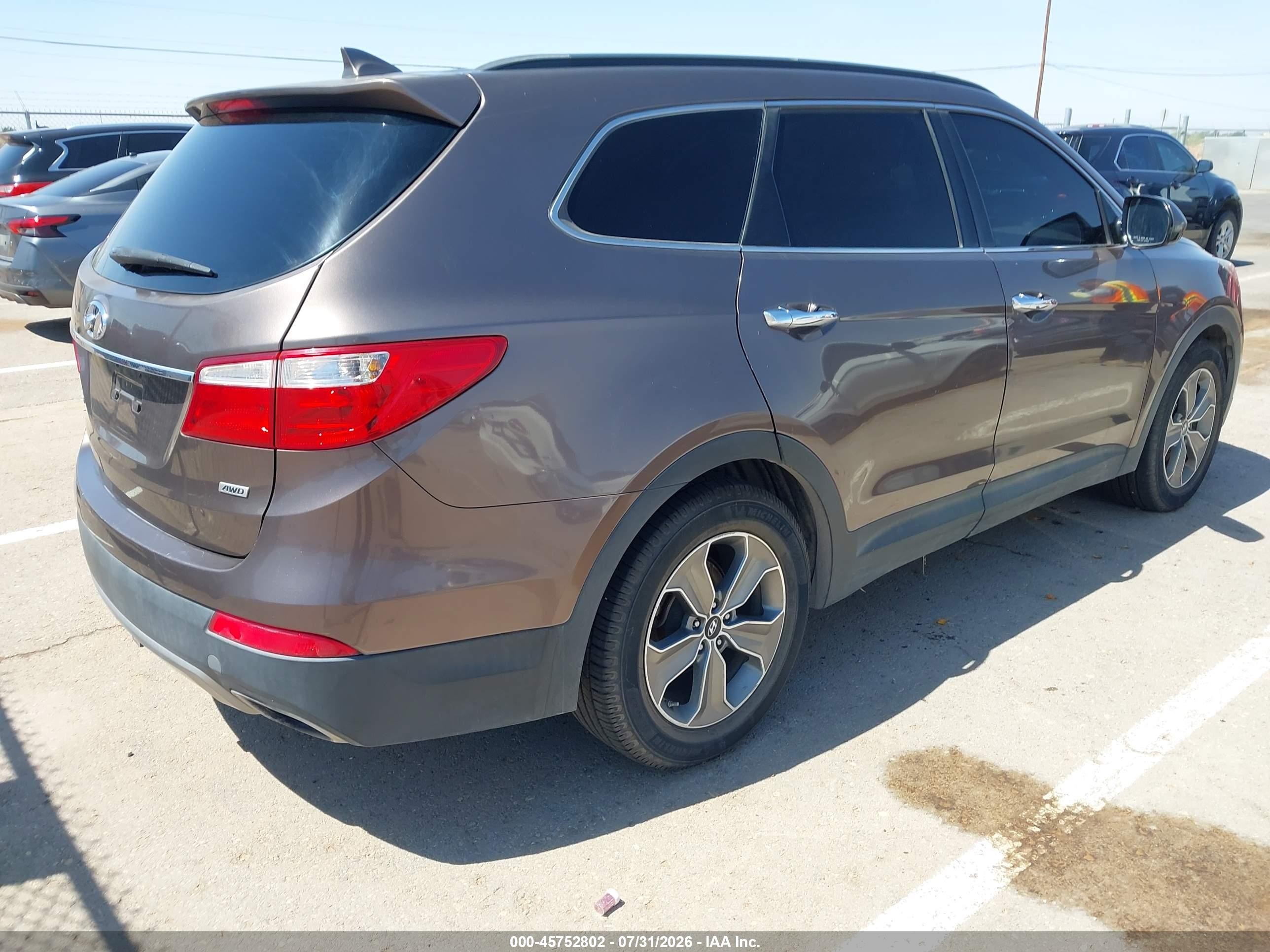 2015 Hyundai Santa Fe Gls Коричневый vin: KM8SMDHF2FU089712