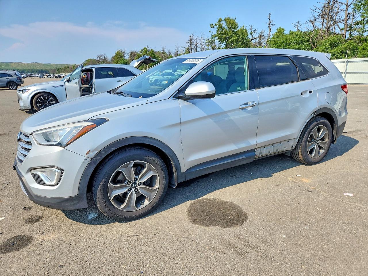 2015 Hyundai Santa Fe Gls Silver vin: KM8SMDHF2FU098037