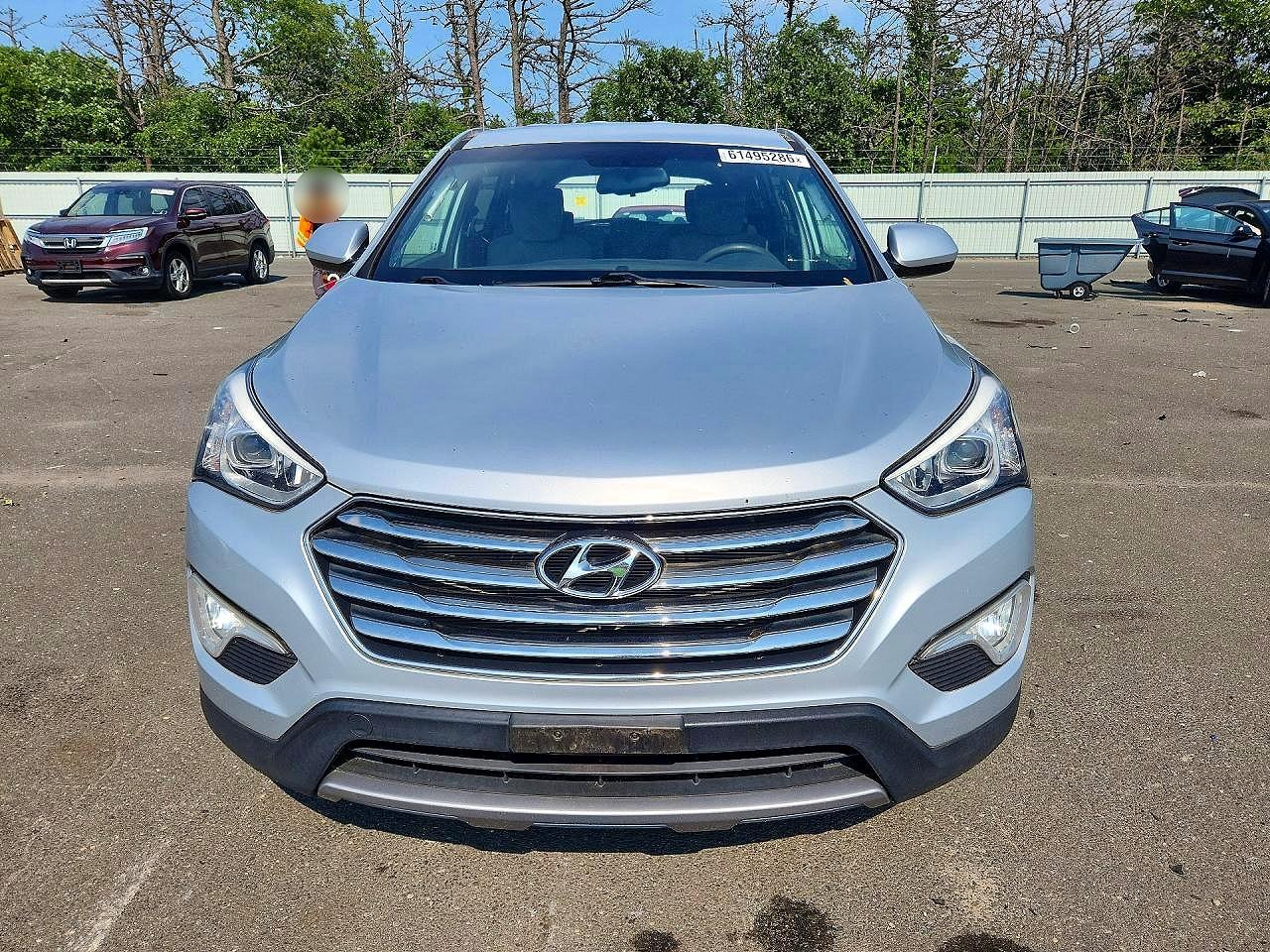 2015 Hyundai Santa Fe Gls Silver vin: KM8SMDHF2FU098037