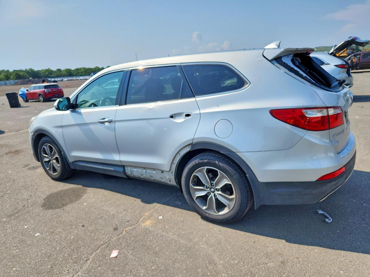 2015 Hyundai Santa Fe Gls Silver vin: KM8SMDHF2FU098037