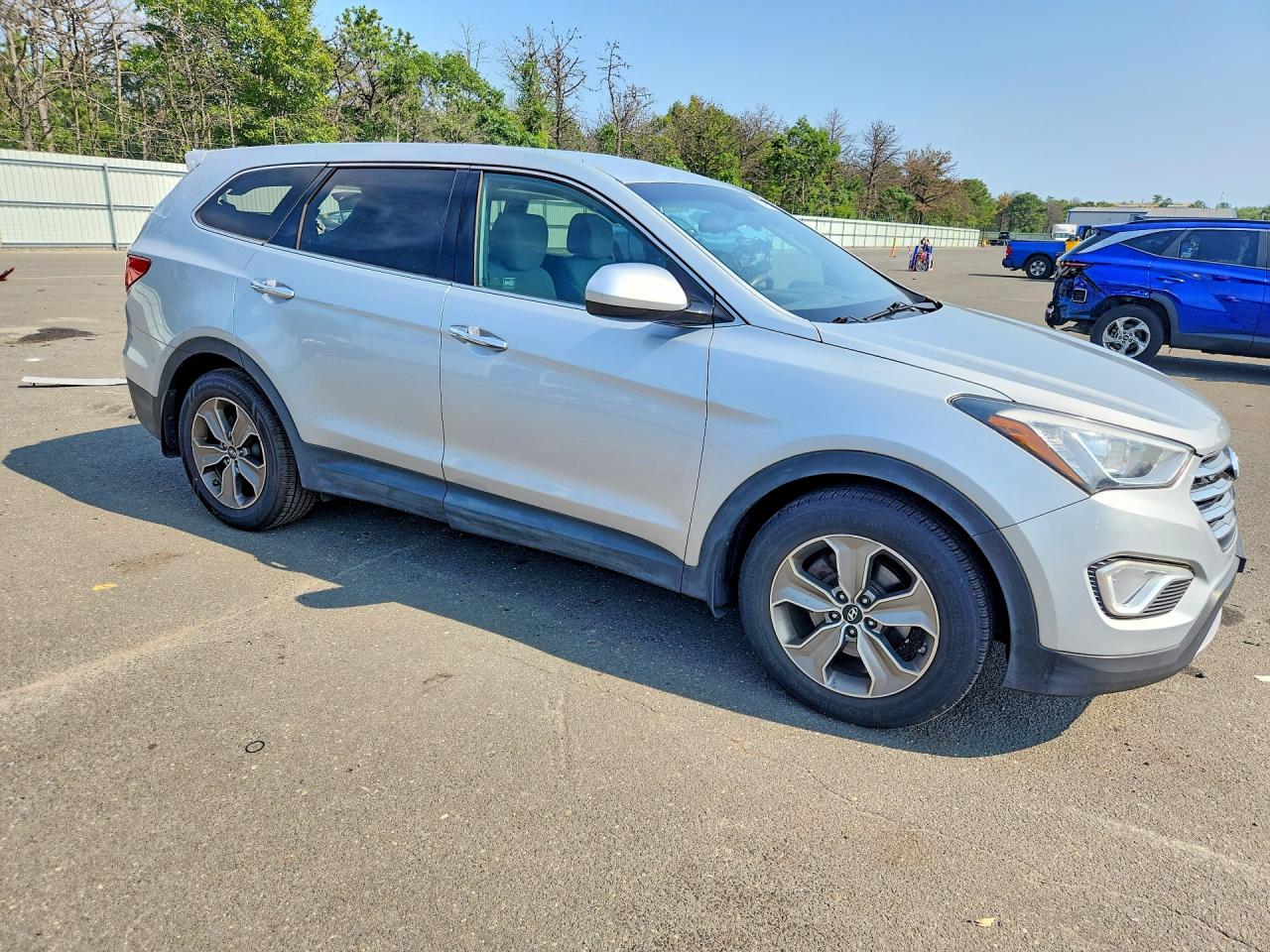 2015 Hyundai Santa Fe Gls Silver vin: KM8SMDHF2FU098037