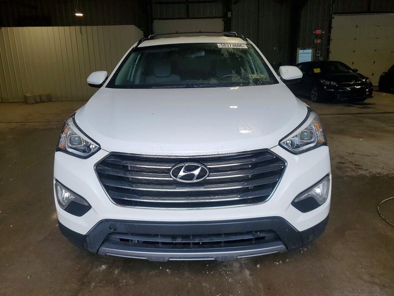 2014 Hyundai Santa Fe Gls White vin: KM8SMDHF3EU063859