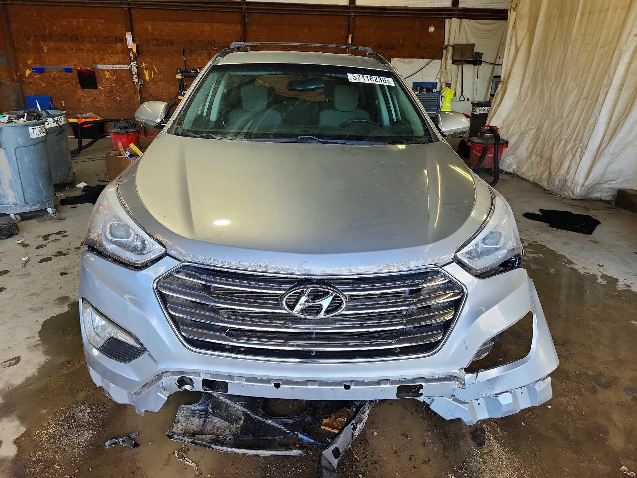 2014 Hyundai Santa Fe Gls Silver vin: KM8SMDHF3EU066924