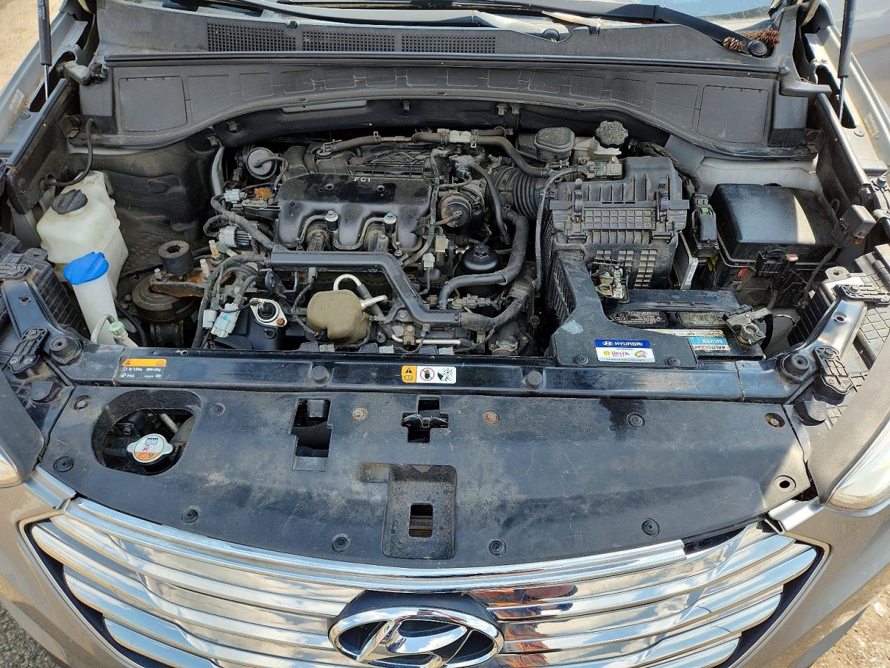 2014 Hyundai Santa Fe Gls Silver vin: KM8SMDHF3EU085750