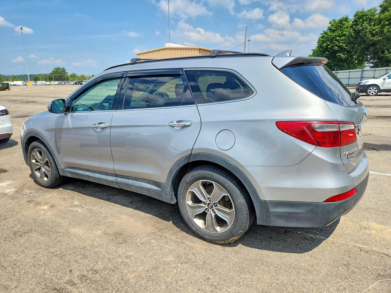 2014 Hyundai Santa Fe Gls Silver vin: KM8SMDHF3EU085750