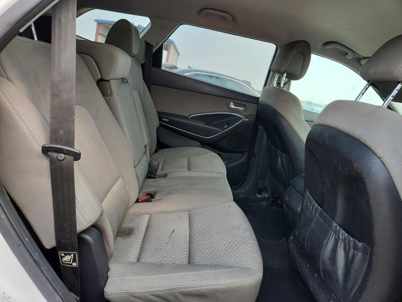 2015 Hyundai Santa Fe Gls White vin: KM8SMDHF3FU089377