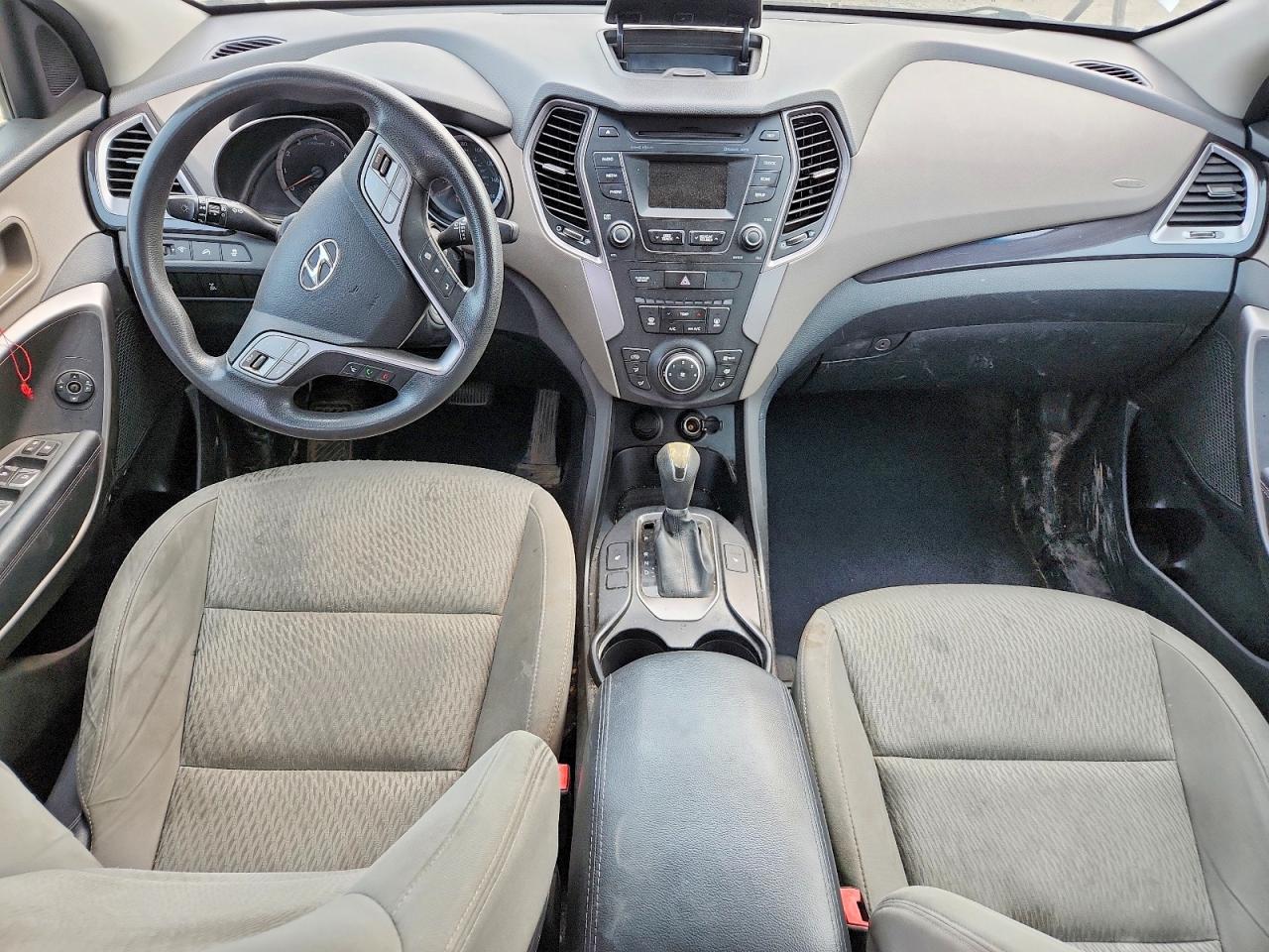 2015 Hyundai Santa Fe Gls White vin: KM8SMDHF3FU089377
