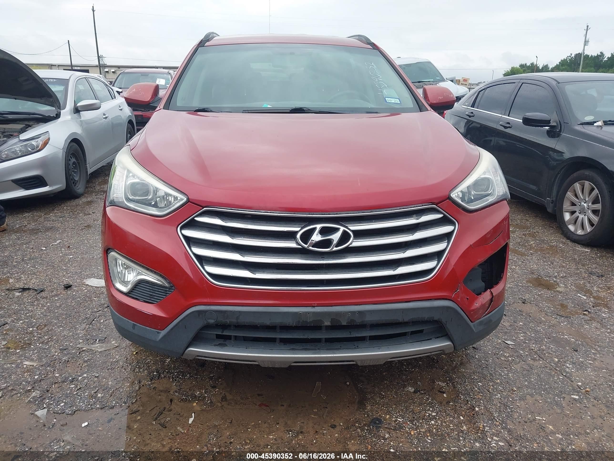 2015 Hyundai Santa Fe Gls Red vin: KM8SMDHF3FU094417
