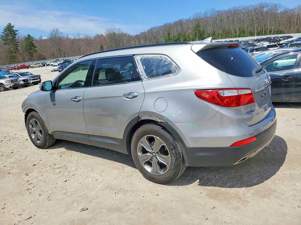 2015 Hyundai Santa Fe Gls Silver vin: KM8SMDHF3FU108476