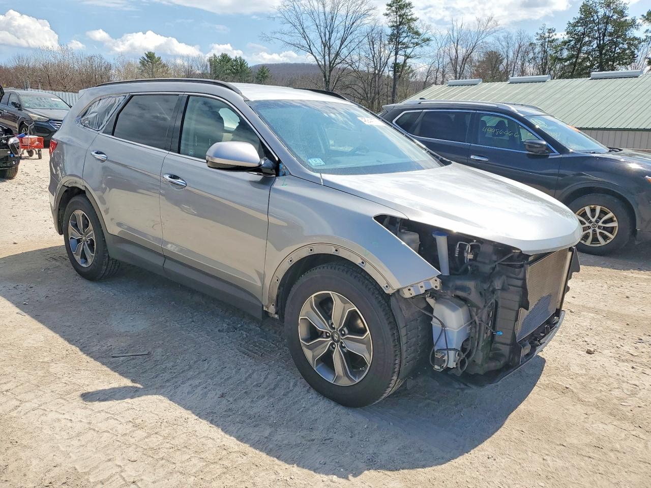 2015 Hyundai Santa Fe Gls Silver vin: KM8SMDHF3FU108476