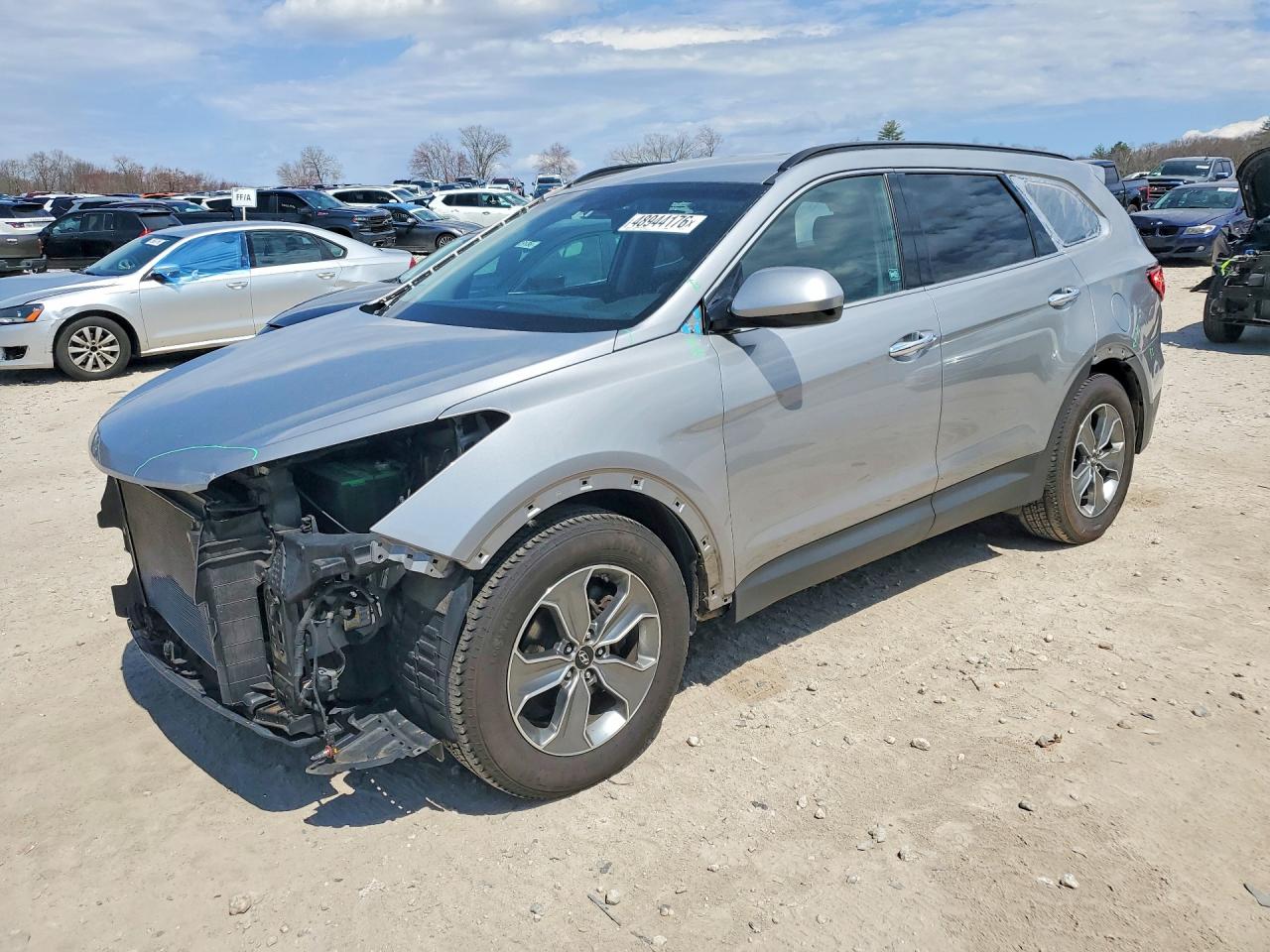 2015 Hyundai Santa Fe Gls Silver vin: KM8SMDHF3FU108476
