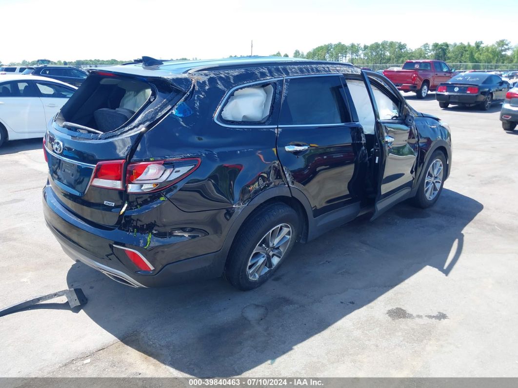 2017 Hyundai Santa Fe Se Black vin: KM8SMDHF3HU201940