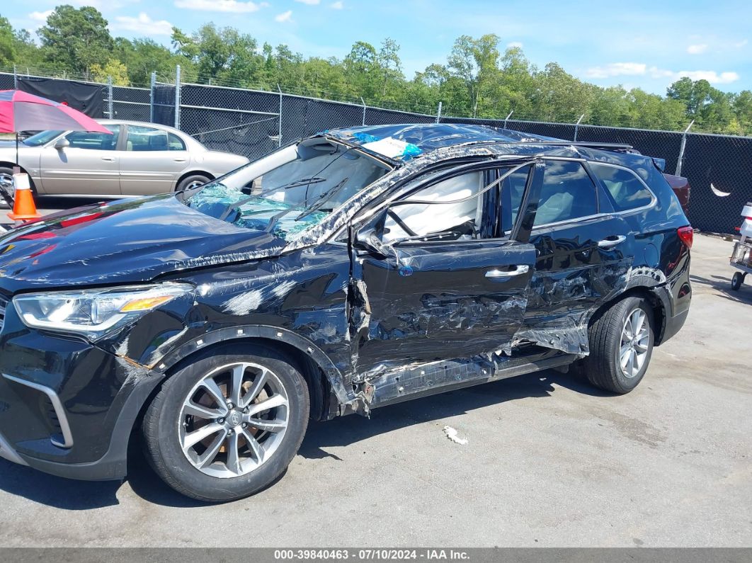 2017 Hyundai Santa Fe Se Black vin: KM8SMDHF3HU201940