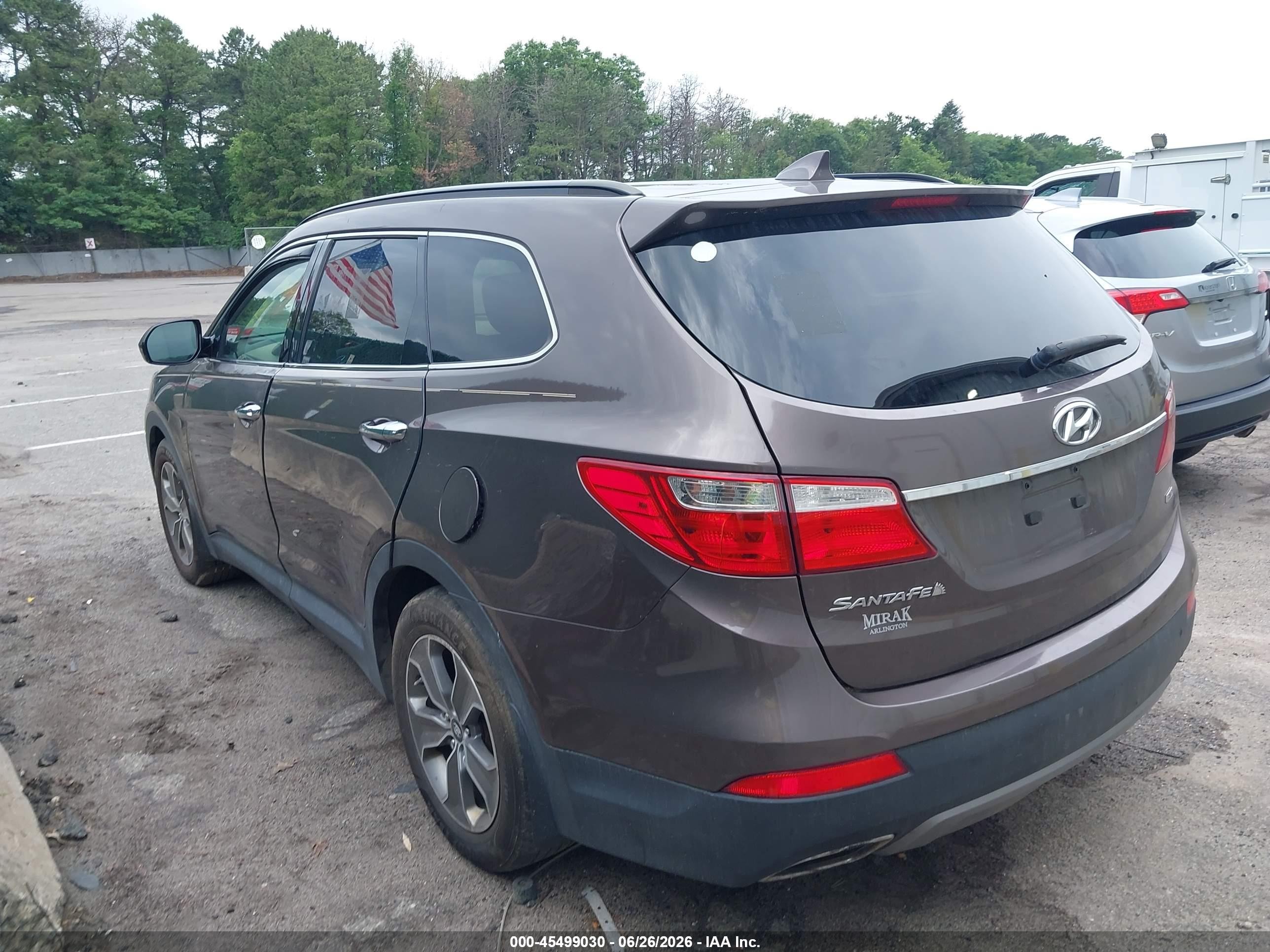 2013 Hyundai Santa Fe Gls Brown vin: KM8SMDHF4DU010764