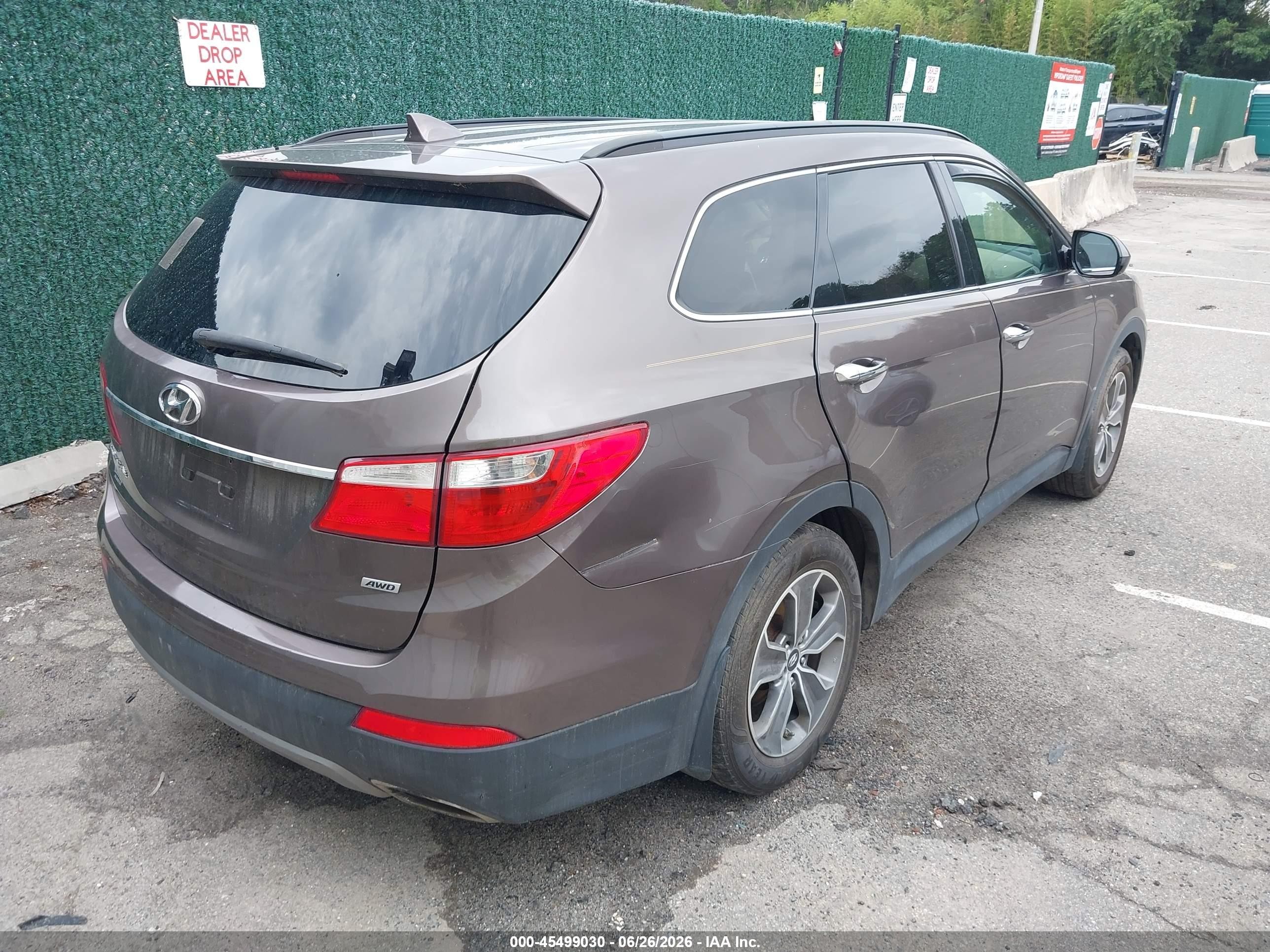 2013 Hyundai Santa Fe Gls Brown vin: KM8SMDHF4DU010764