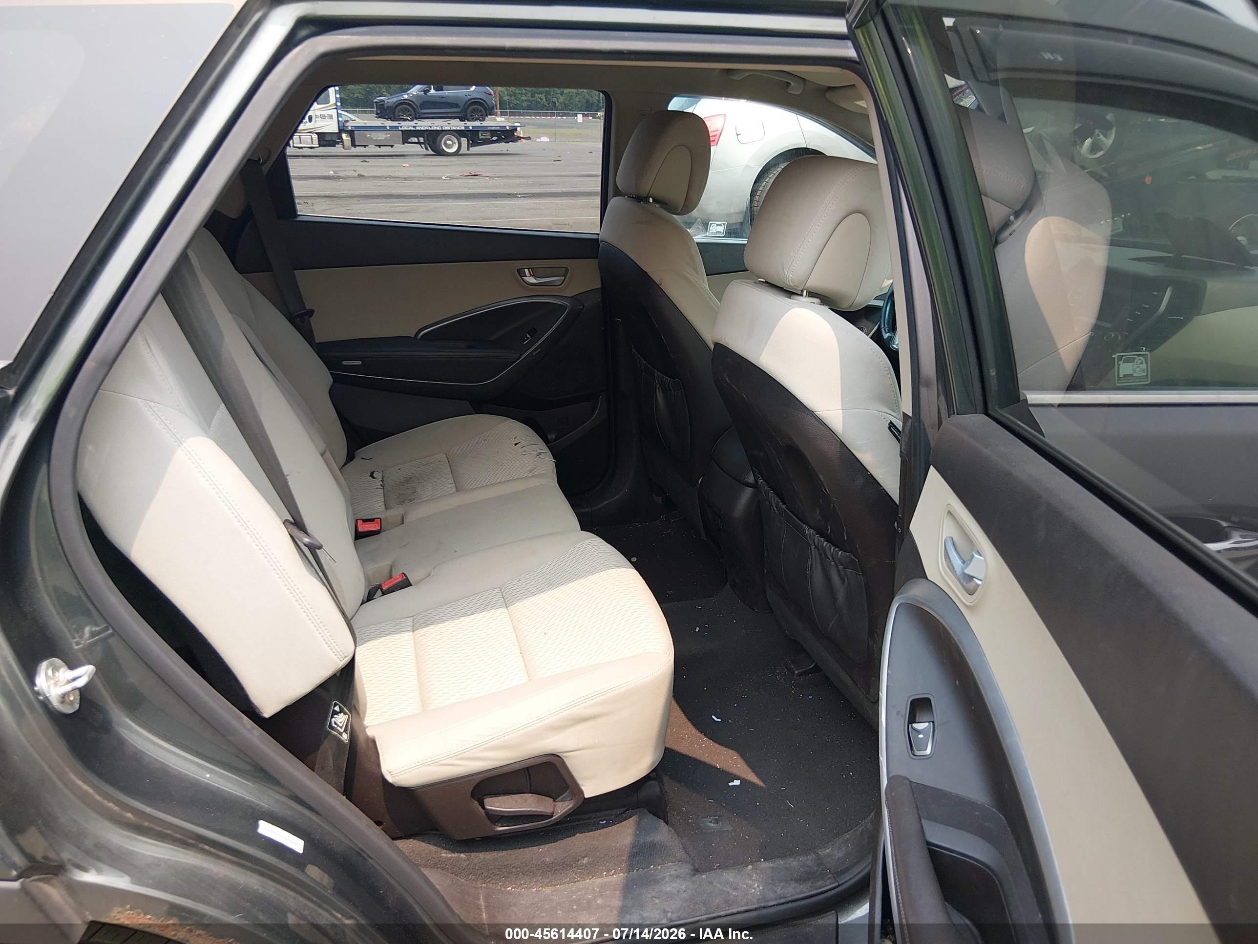 2014 Hyundai Santa Fe Gls Green vin: KM8SMDHF4EU057407