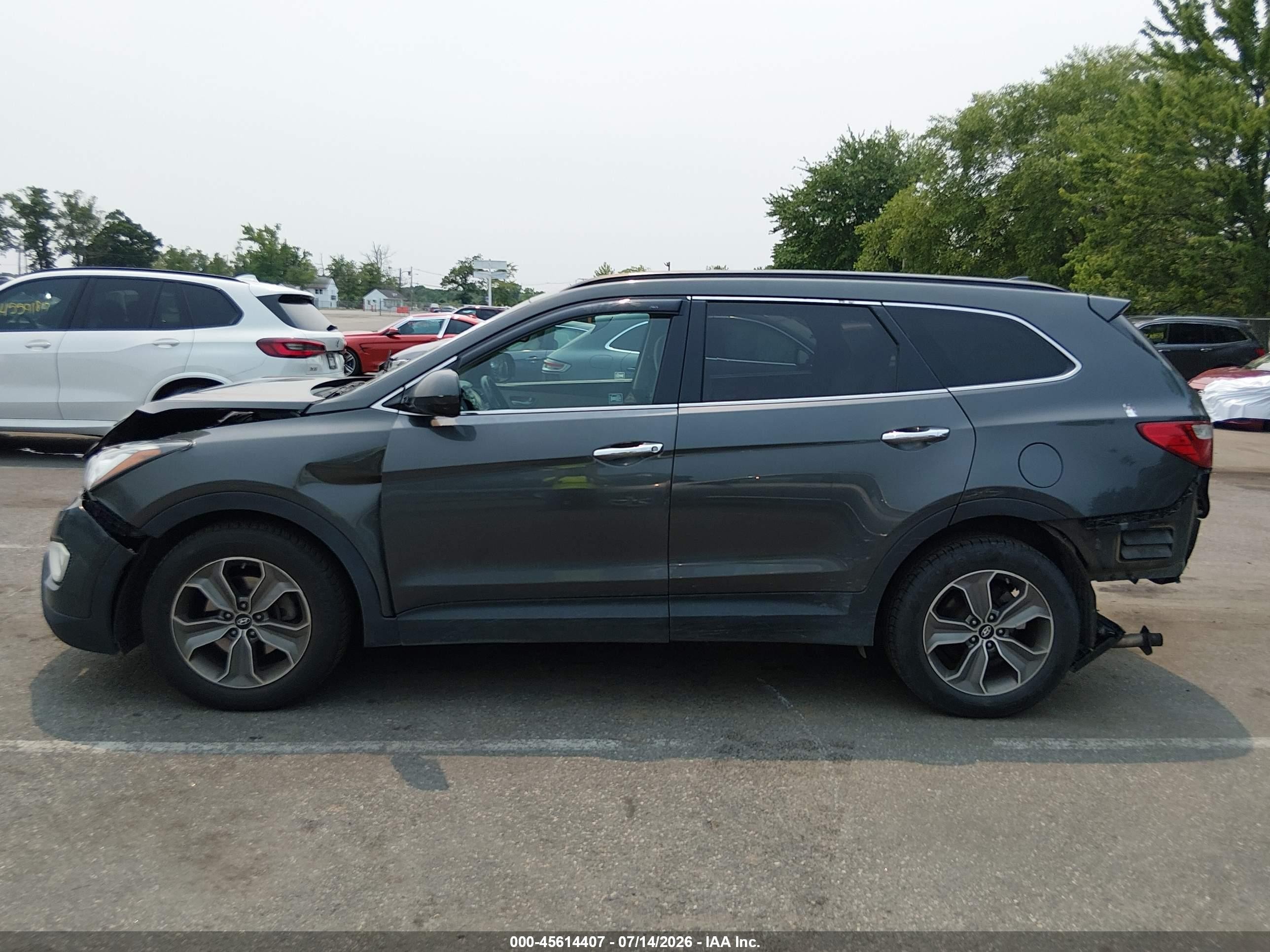 2014 Hyundai Santa Fe Gls Green vin: KM8SMDHF4EU057407