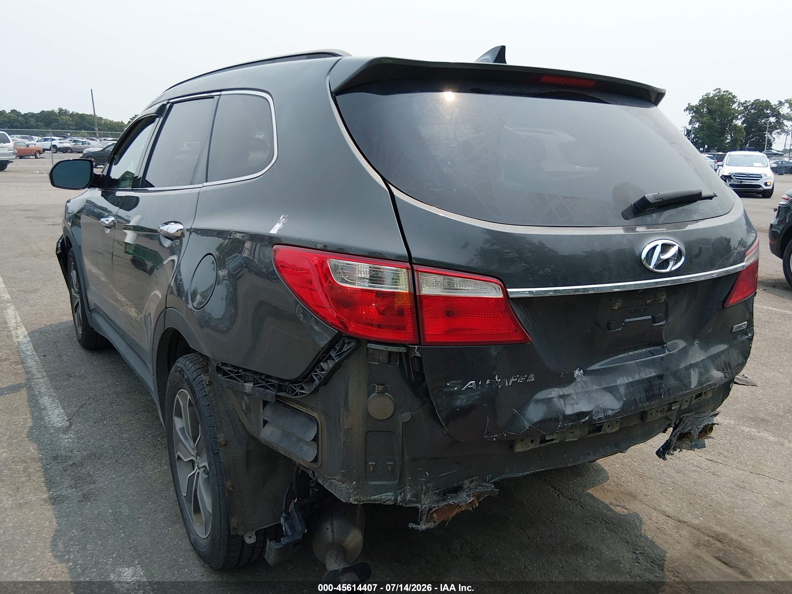 2014 Hyundai Santa Fe Gls Green vin: KM8SMDHF4EU057407