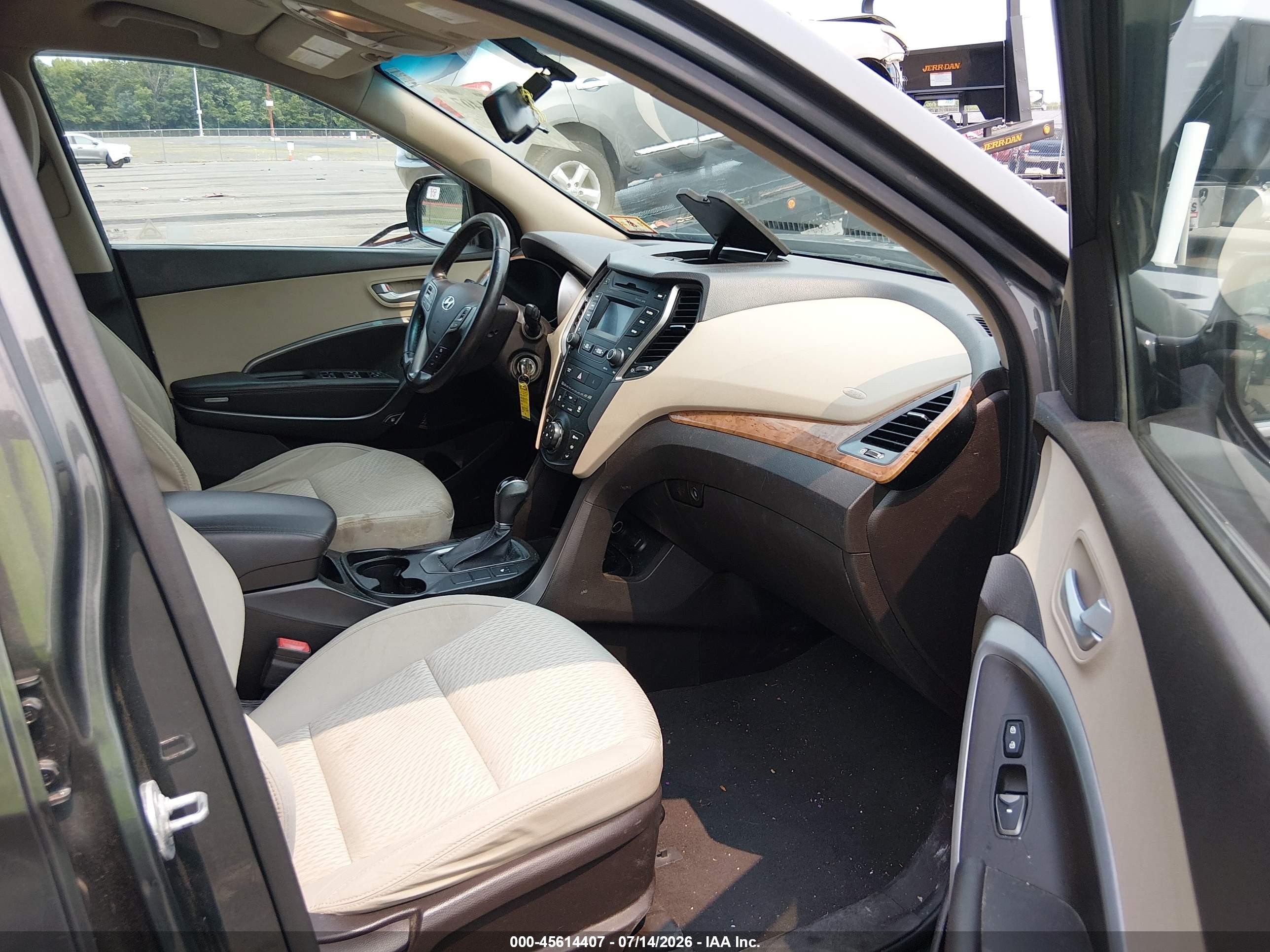 2014 Hyundai Santa Fe Gls Green vin: KM8SMDHF4EU057407