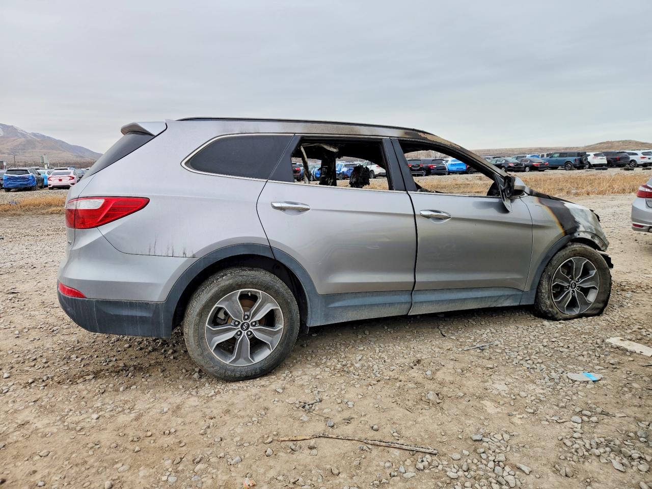 2015 Hyundai Santa Fe Gls Gray vin: KM8SMDHF4FU090618