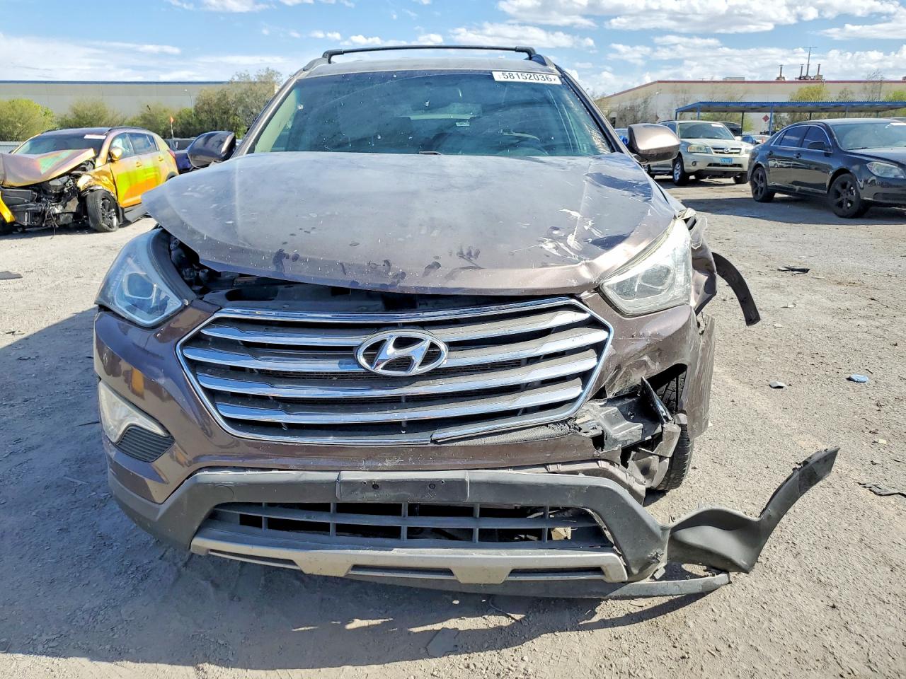 2015 Hyundai Santa Fe Gls Brown vin: KM8SMDHF4FU098735