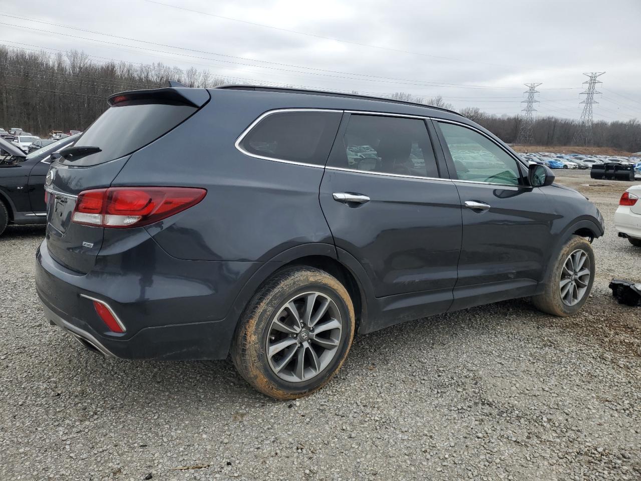 2017 Hyundai Santa Fe Se Blue vin: KM8SMDHF4HU190477