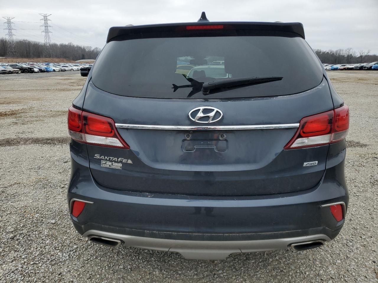 2017 Hyundai Santa Fe Se Blue vin: KM8SMDHF4HU190477
