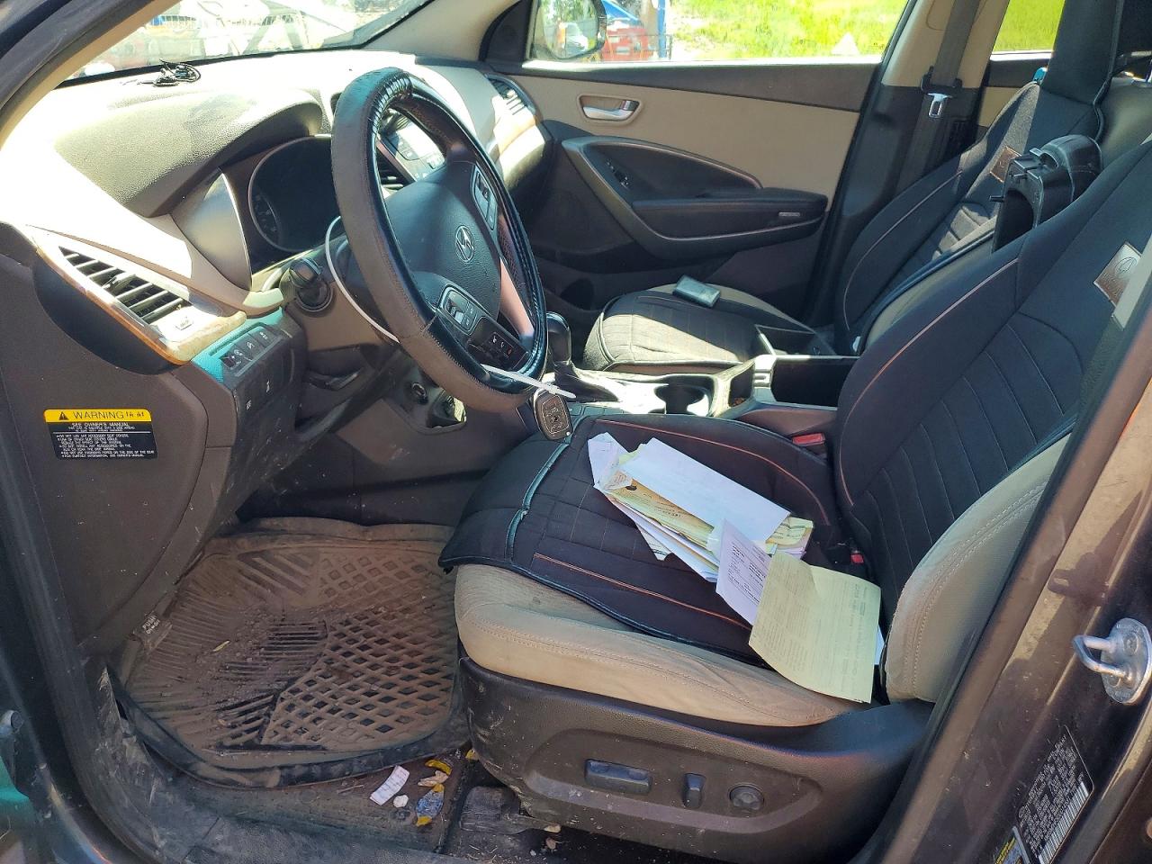 2013 Hyundai Santa Fe Gls Charcoal vin: KM8SMDHF5DU014581